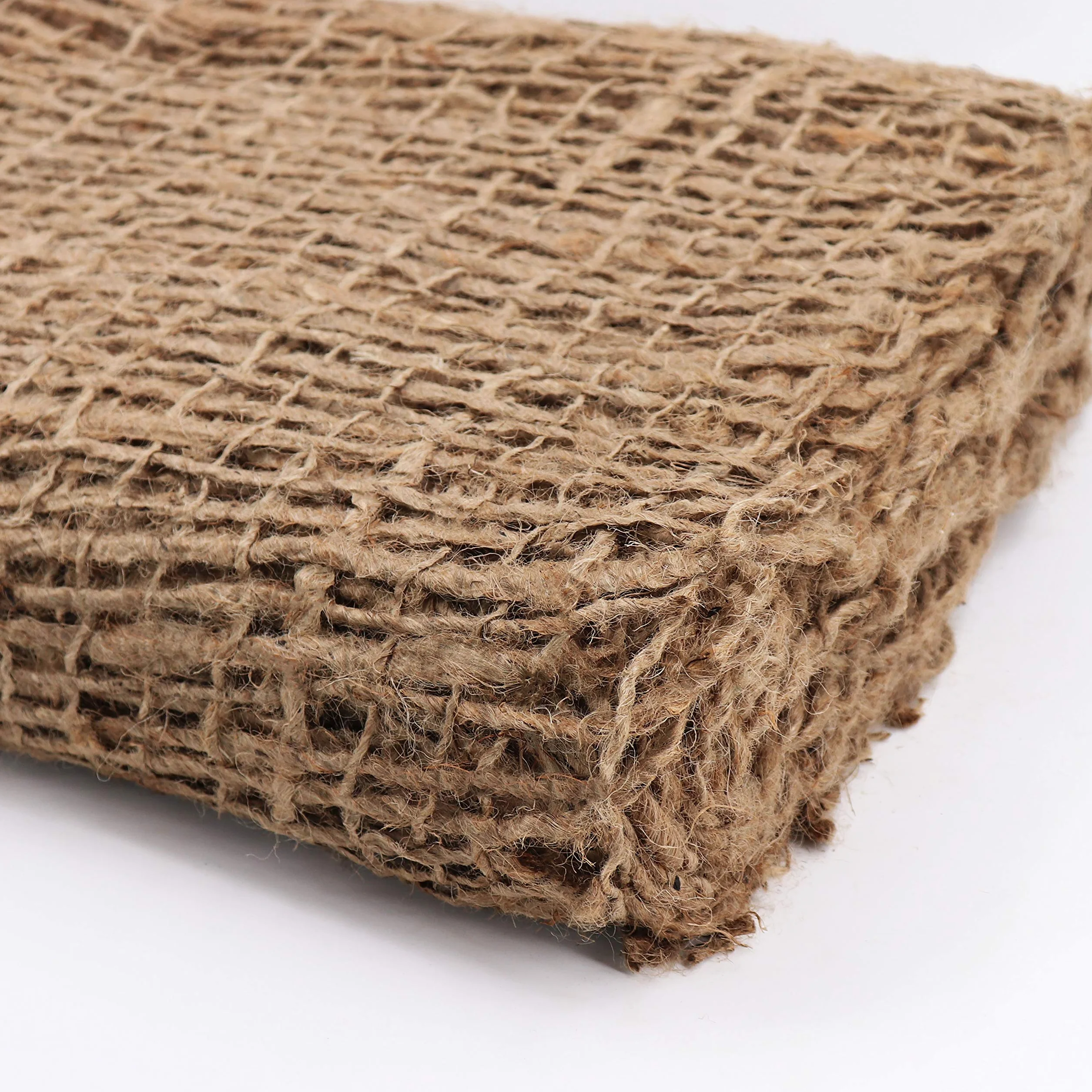 22m x 1,20m Stuoia per pendii, Stuoia per sponda per il telo per laghetto, Tessuto di juta 500g, larghezza 1,2m