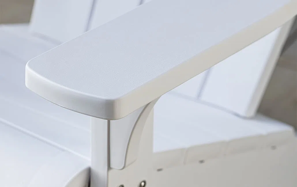 Keter - Sedia da giardino Adirondack con dondolo colore Bianco 80,5x92x100,5 centimetri