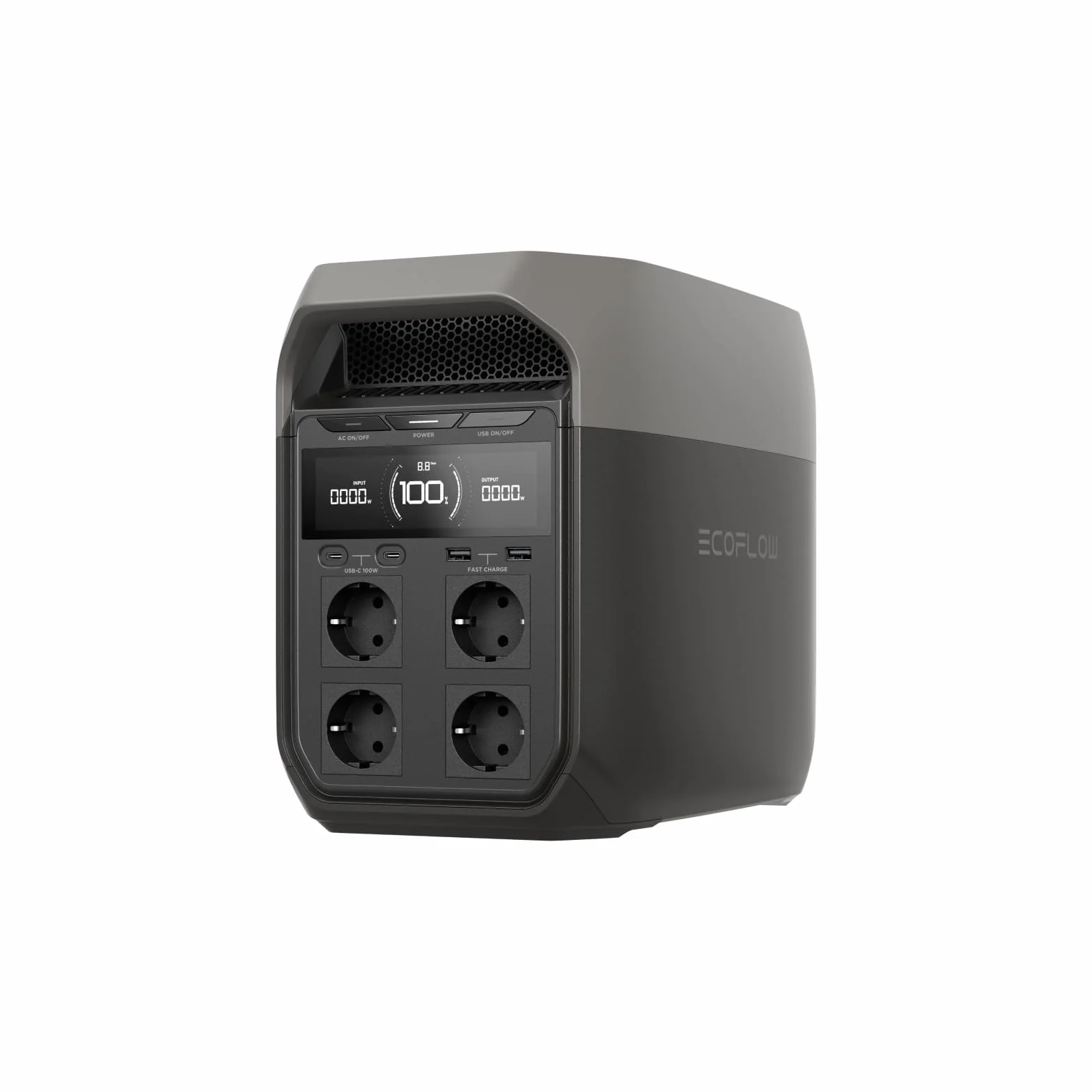 EcoFlow Centrale elettrica portatile DELTA 3,1024Wh generatore solare,batteria LFP,ricarica rapida 0-70% in 30 min, espandibile fino a 5kWh,generatore con UPS per casa,campeggio