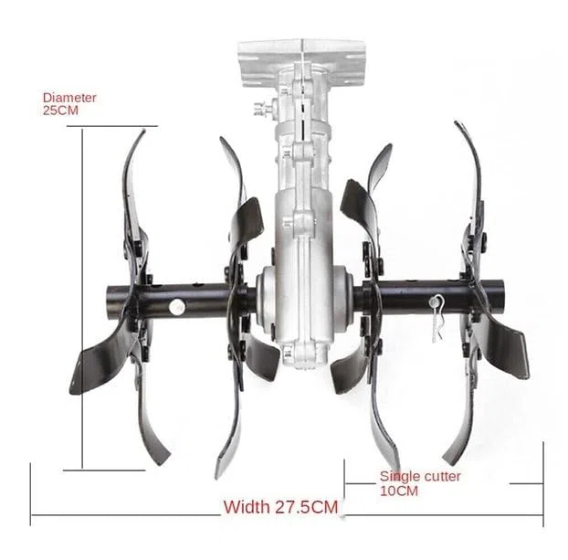 Fresa Zappa Zappetta MOD Motozappa per Decespugliatore 9 Denti universale