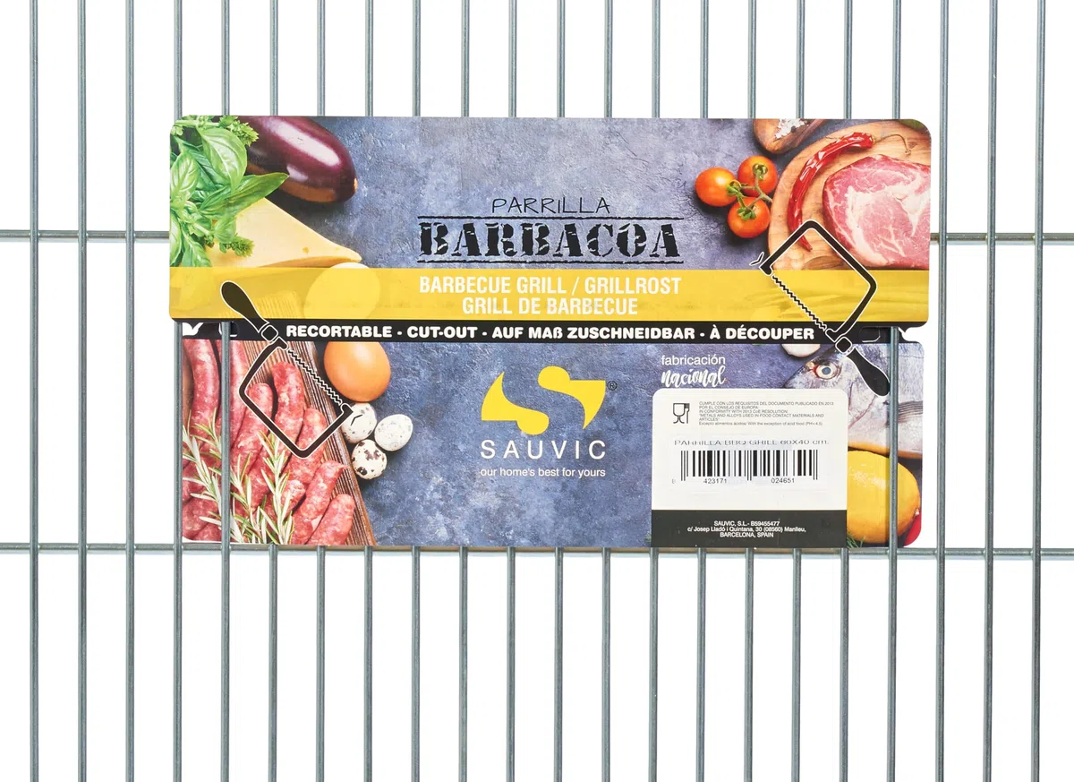 Griglia barbecue zincata 55x40 con piedini