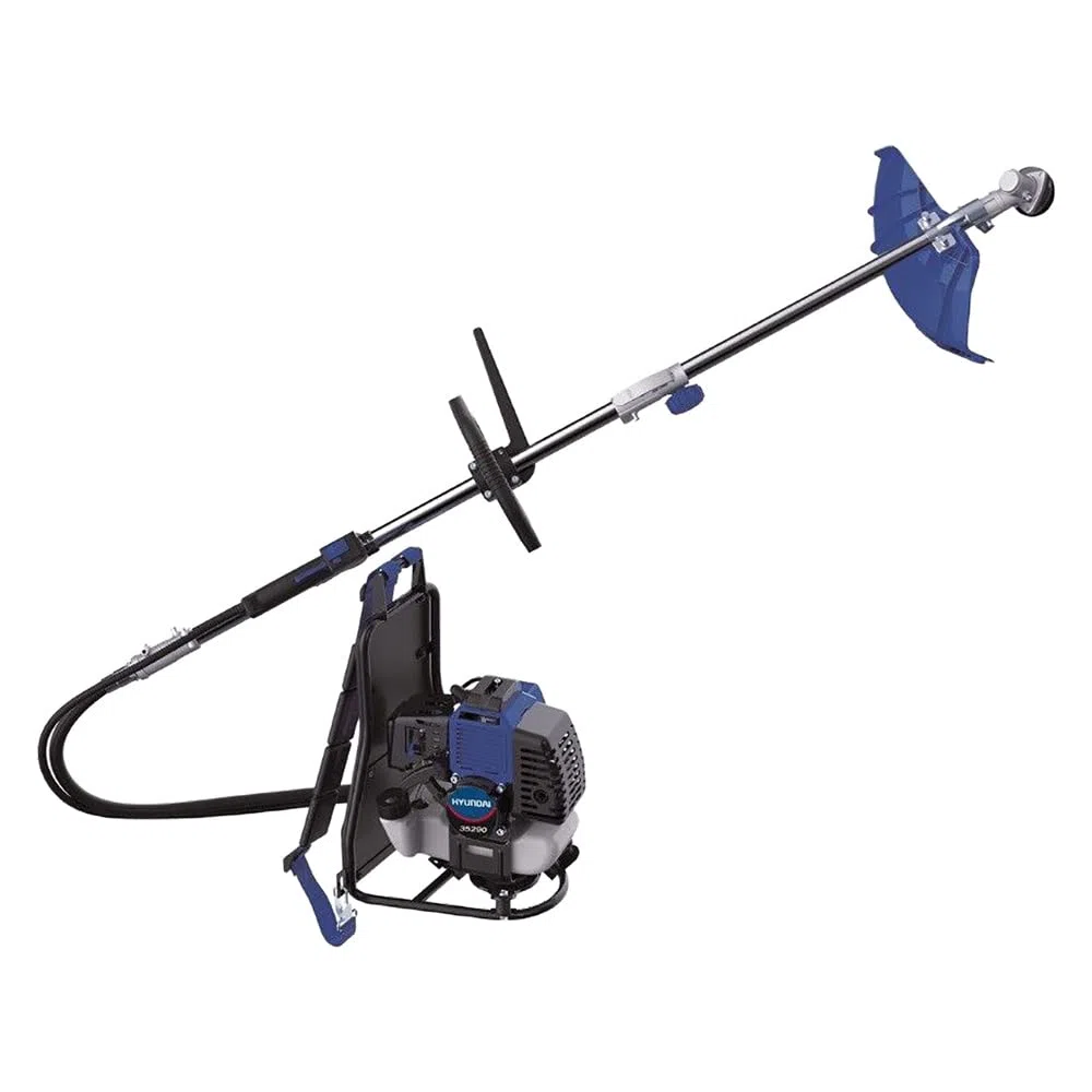 DECESPUGLIATORE HYUNDAI CC.52 ZAINO 35290, Multicolore, Alimentato a benzina