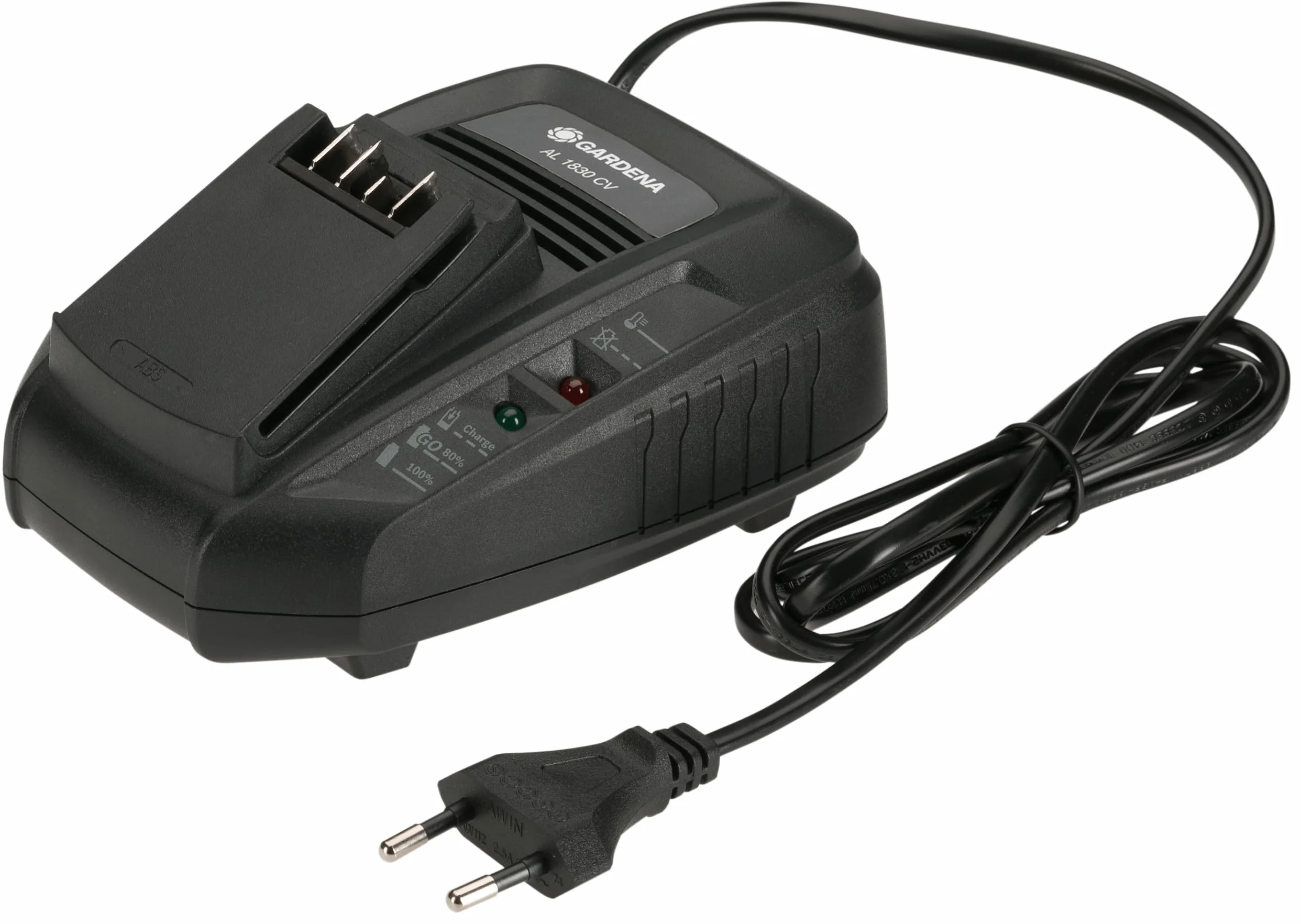 GARDENA Starter Kit P4A PBA 18V/45 2,5 Ah + AL 1830 CV: lo Starter Kit comprende il caricabatterie rapido GARDENA AL 1830 CV e una batteria da 2,5 Ah GARDENA POWER FOR ALL PBA 18V/45 (14906-20)