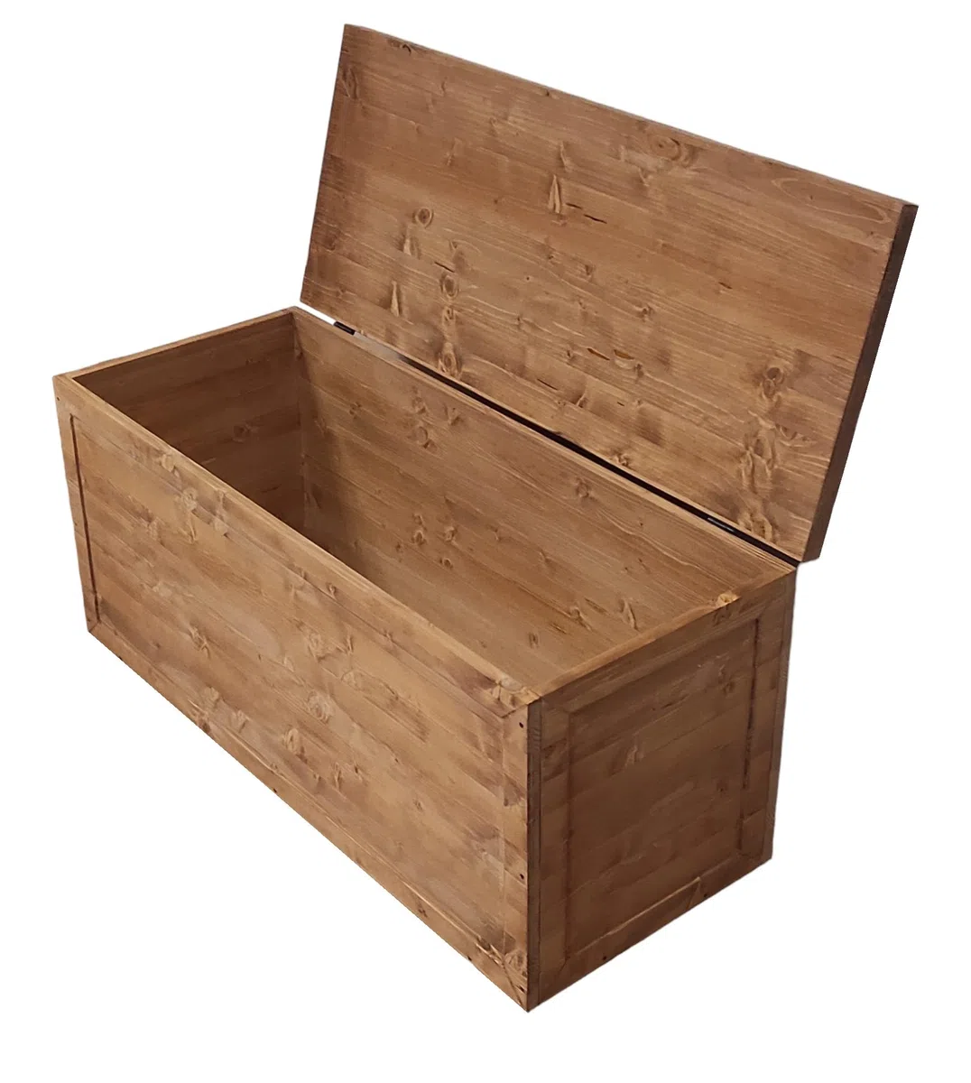 TOTAL WOOD 2012 Cassapanca Contenitore Baule in legno Intero Esterno 150x40x45 cm impregnata ANCHE SU MISURA