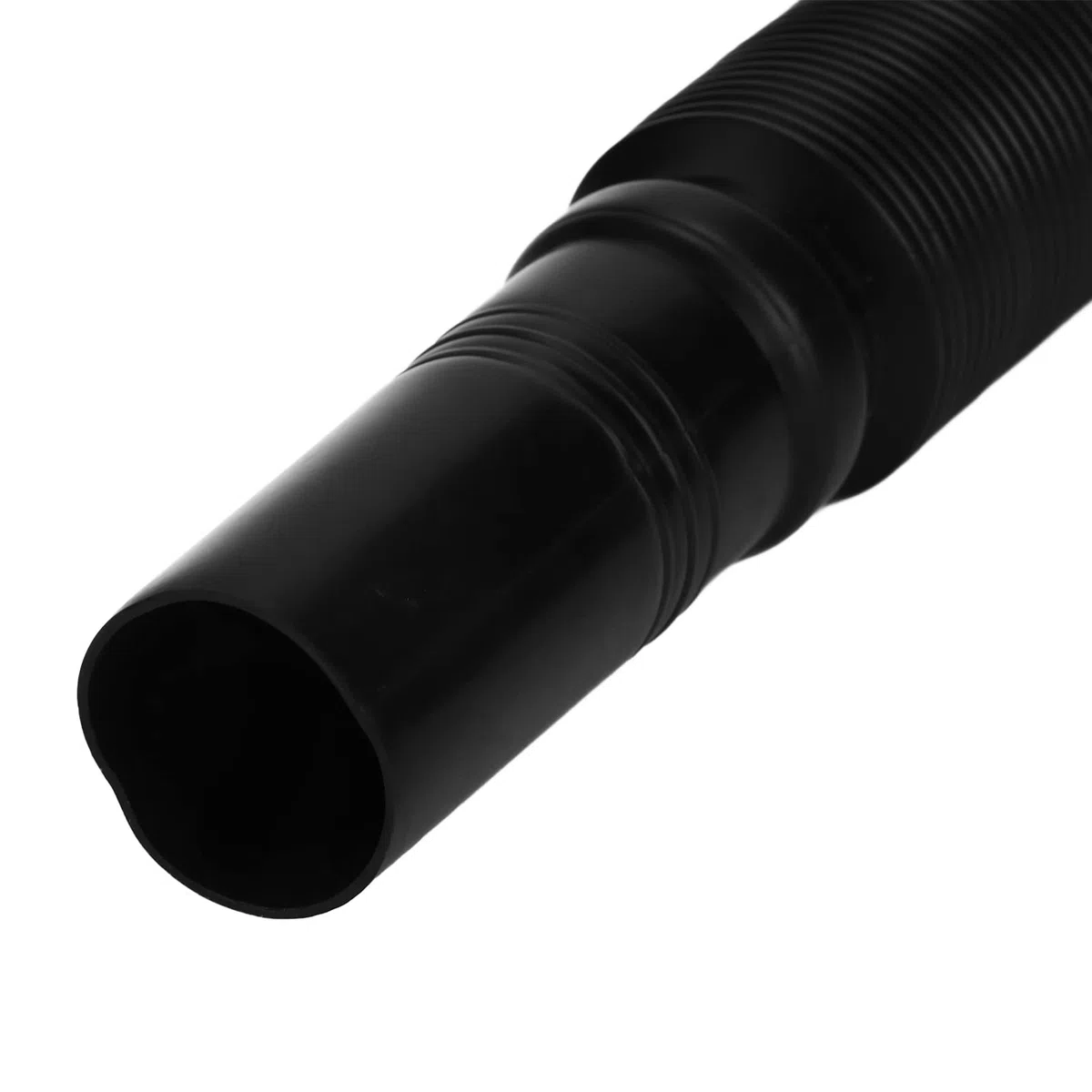PVC Water Pipe for Kitchen, 2 Pack Flexible Drain Pipe and Adjustable Sink Drain Hose, Black