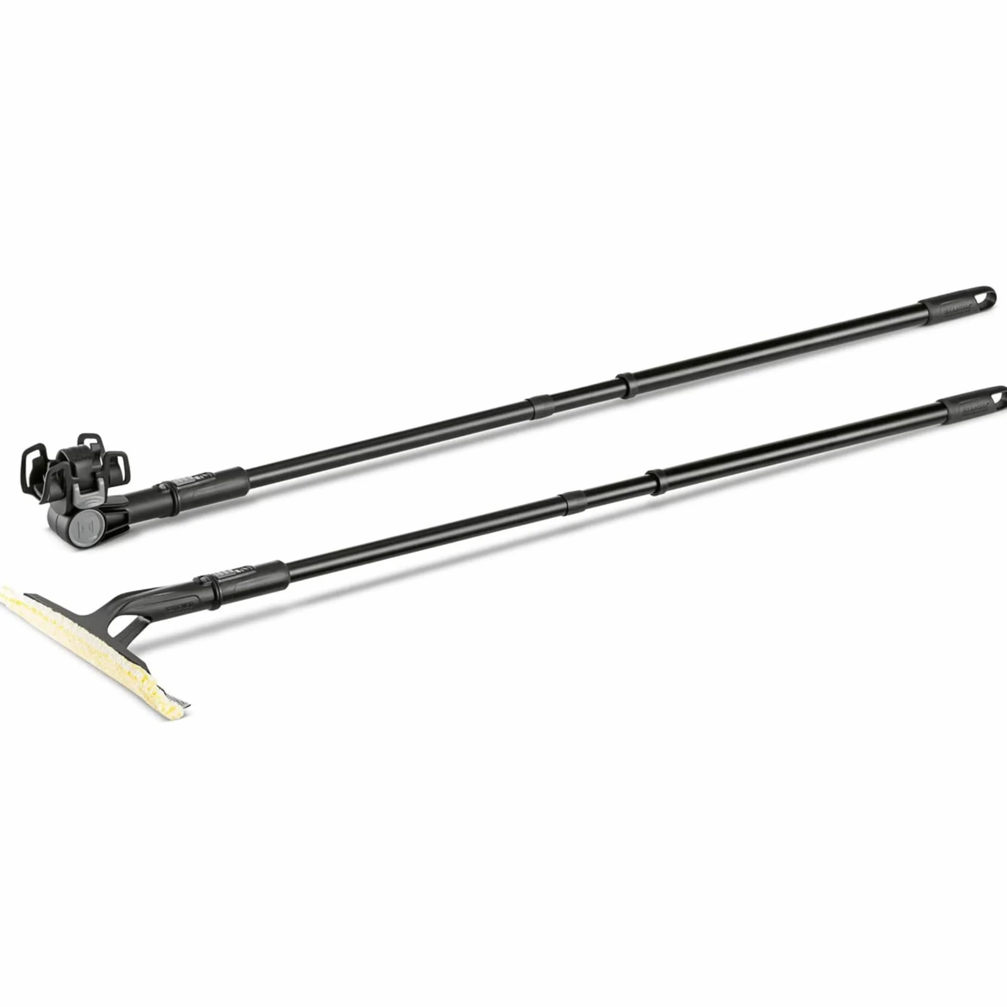 KÄRCHER Set di prolunghe per lavavetri (per tutti i modelli WV e KV4) estensibile da 0,6 a 1,5 metri, set con 2 aste telescopiche, per raggiungere senza fatica le superfici delle finestre più alte