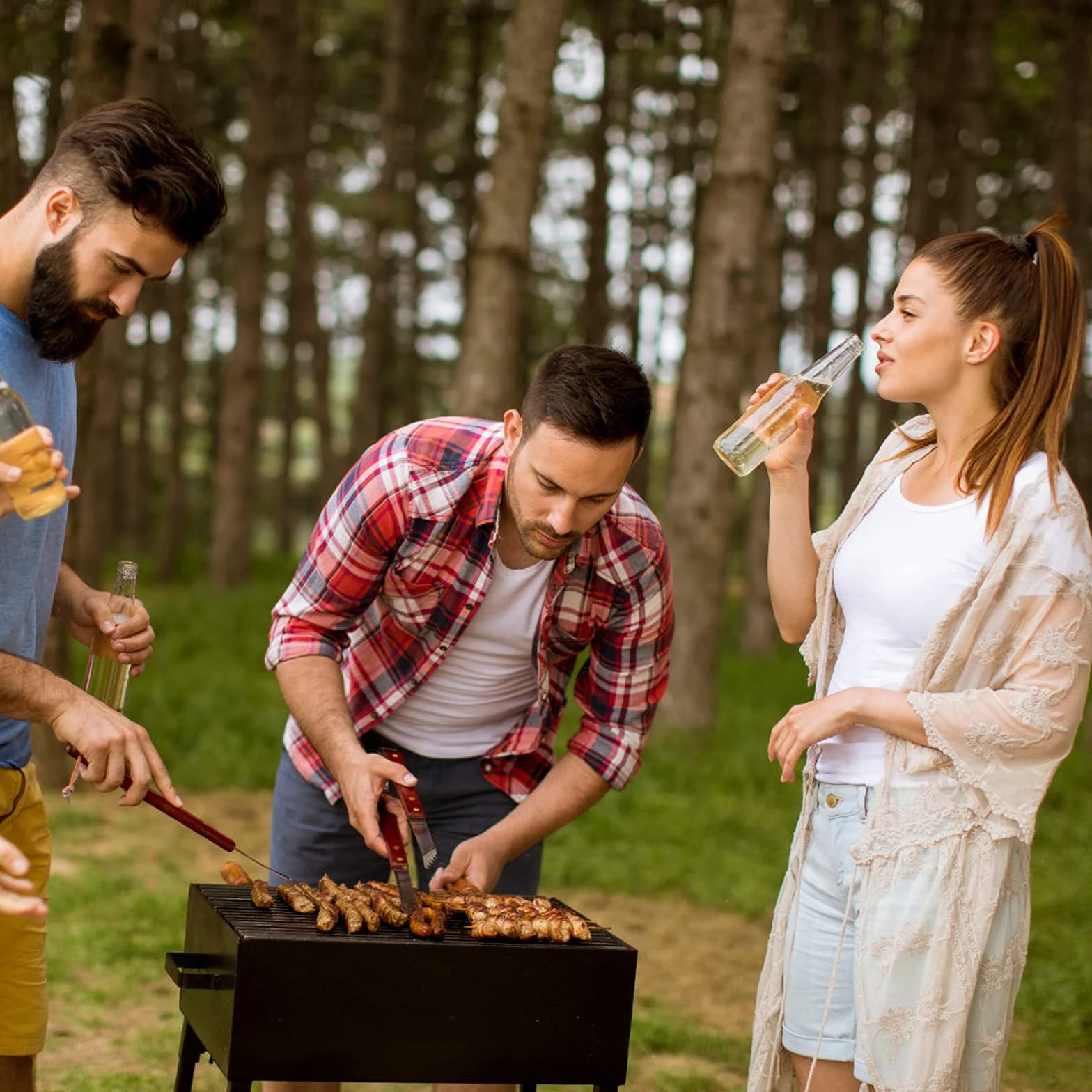 UISEBRT Griglia per barbecue in ghisa smaltata，54 x 34 cm Barbecue Accessori Barbecue per Griglia a Gas Carbone Forno e Griglia Rettangolo