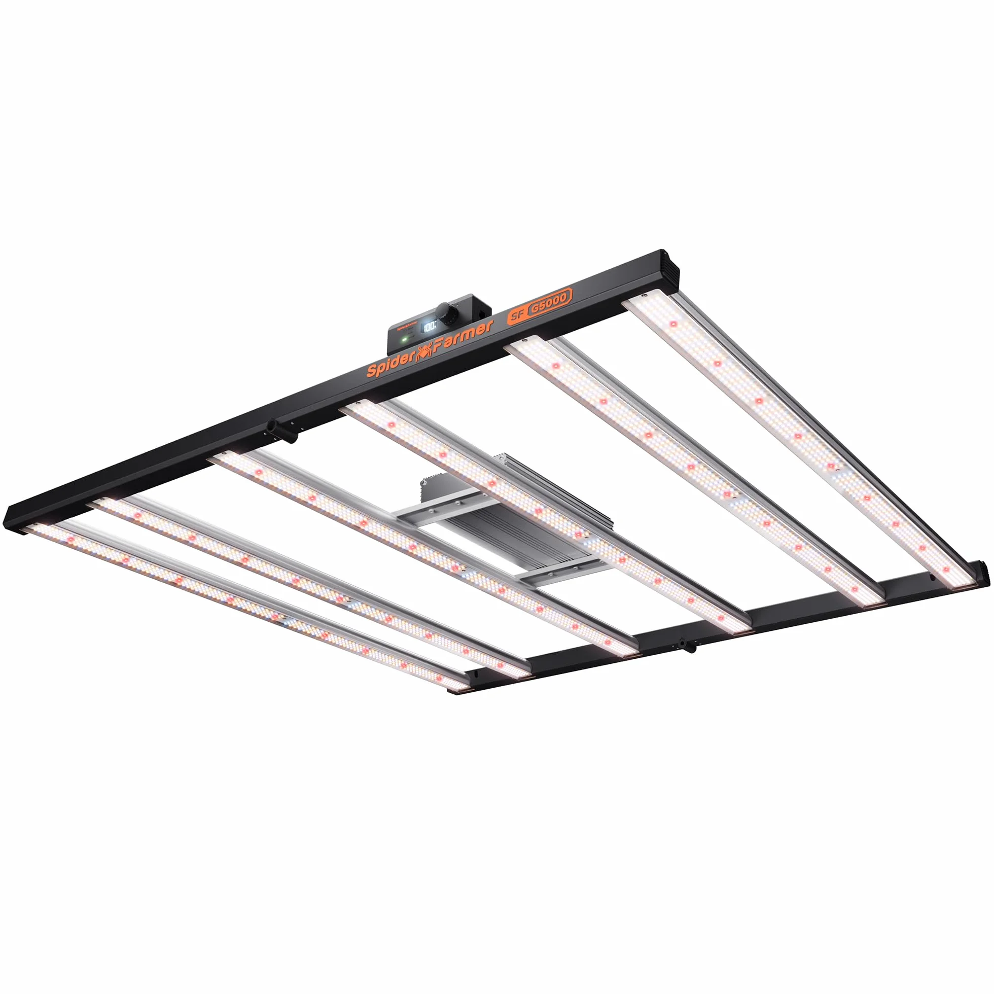 SPIDER FARMER G5000 Bar Style LED Grow Lights 480W con 1680 Pz Diodi 120x120cm Copertura Spettro Completo Dimmerabile con Driver Staccabile Lampada Led per Piante Indoor 2.8 umol/J