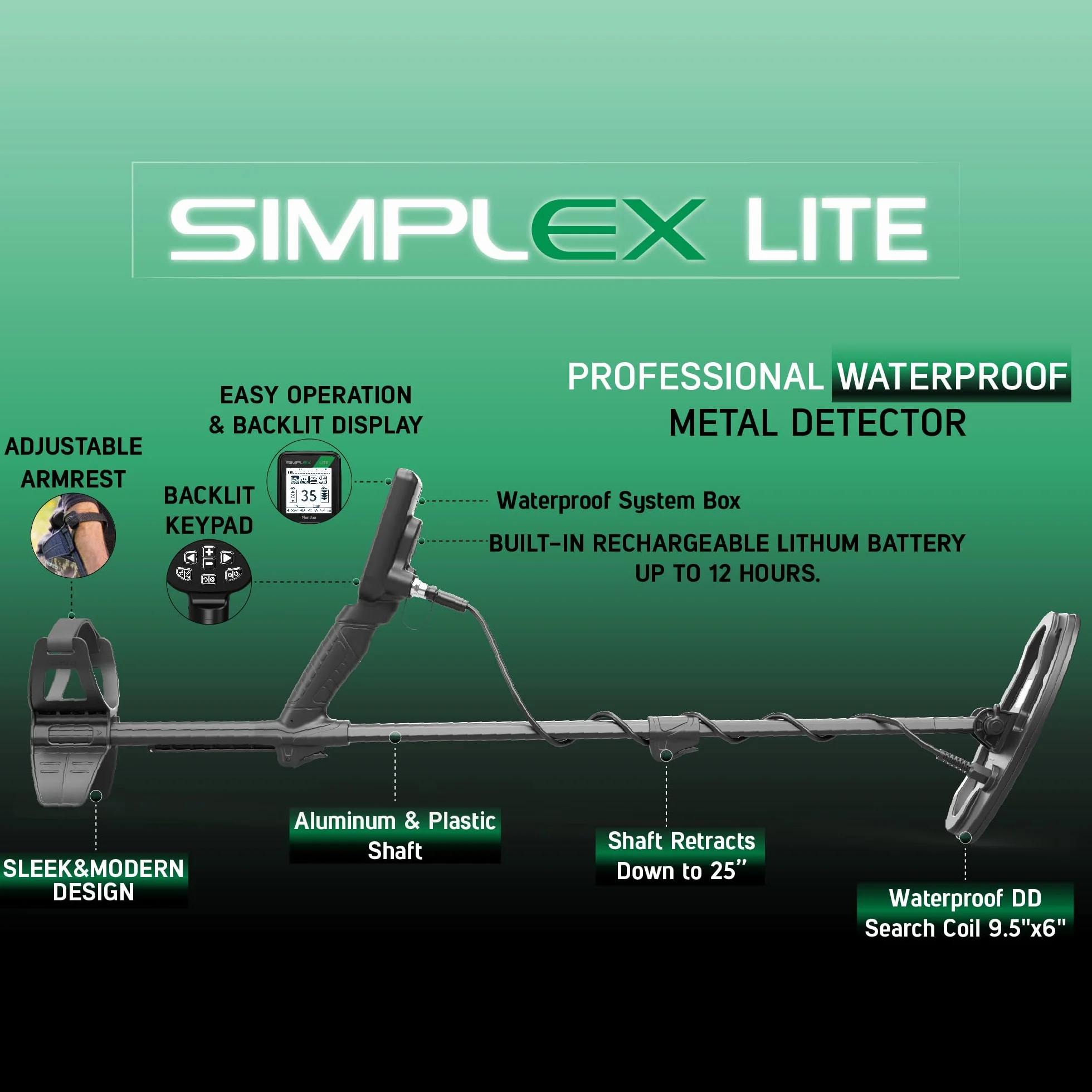 Nokta Simplex Lite Metaaldetector (Lite)