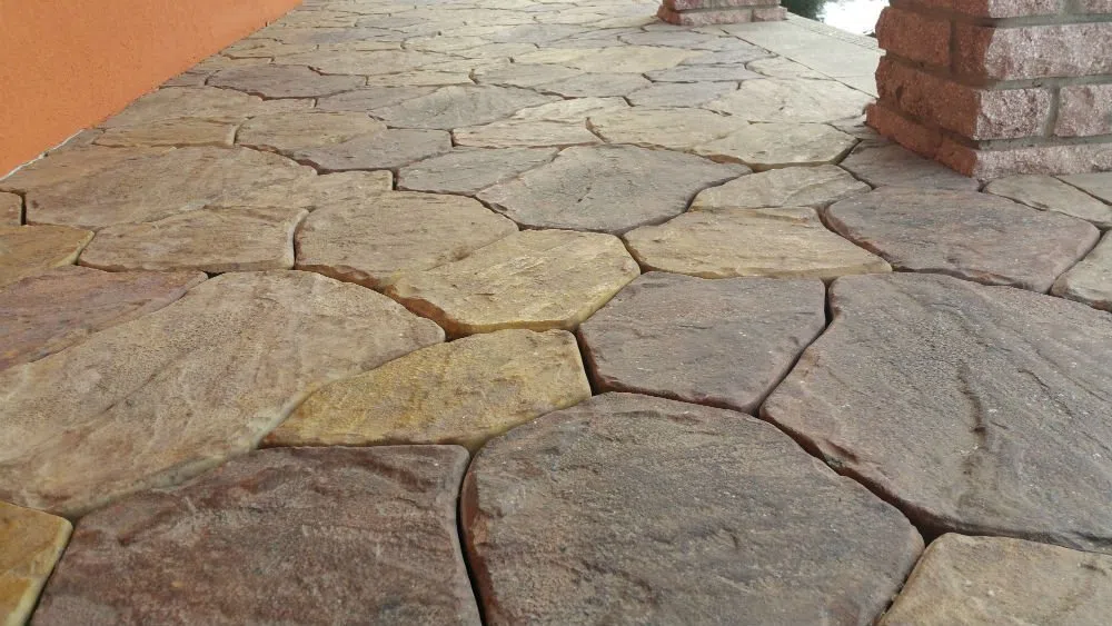 SvitMolds, #S34 Stampi per cemento, 6 pezzi, stampi in plastica, per pavimentazione fai da te effetto pietra, per vialetti e sentieri da giardino