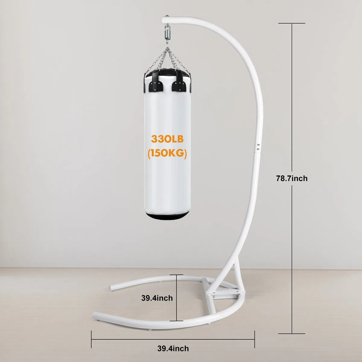 Supporto per sedia amaca, bianco, resistente, capacità di carico 150 kg
