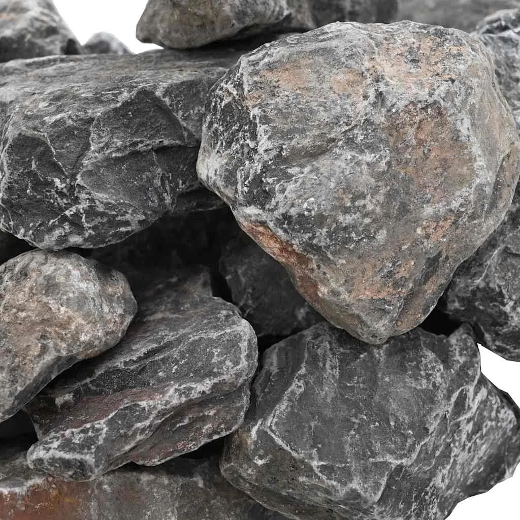 vidaXL Pietre da Riscaldamento per Sauna da Giardino 15 kg Rocce Riscaldate