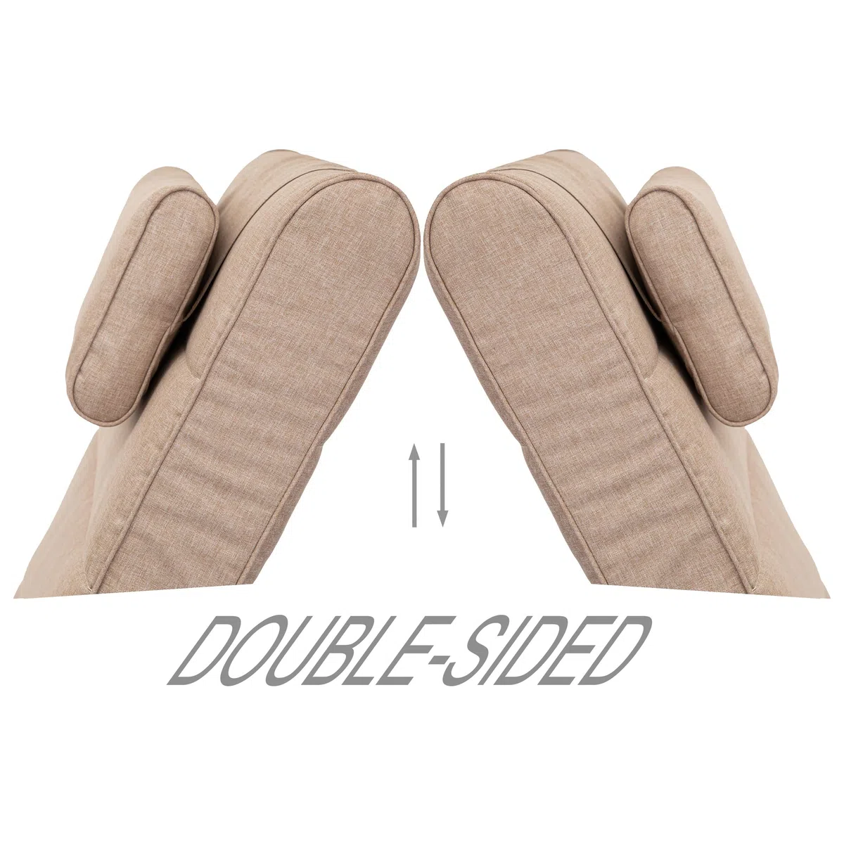 Cuscino per sedie o lettino, per esterni, 204 x 60 x 10 cm, beige