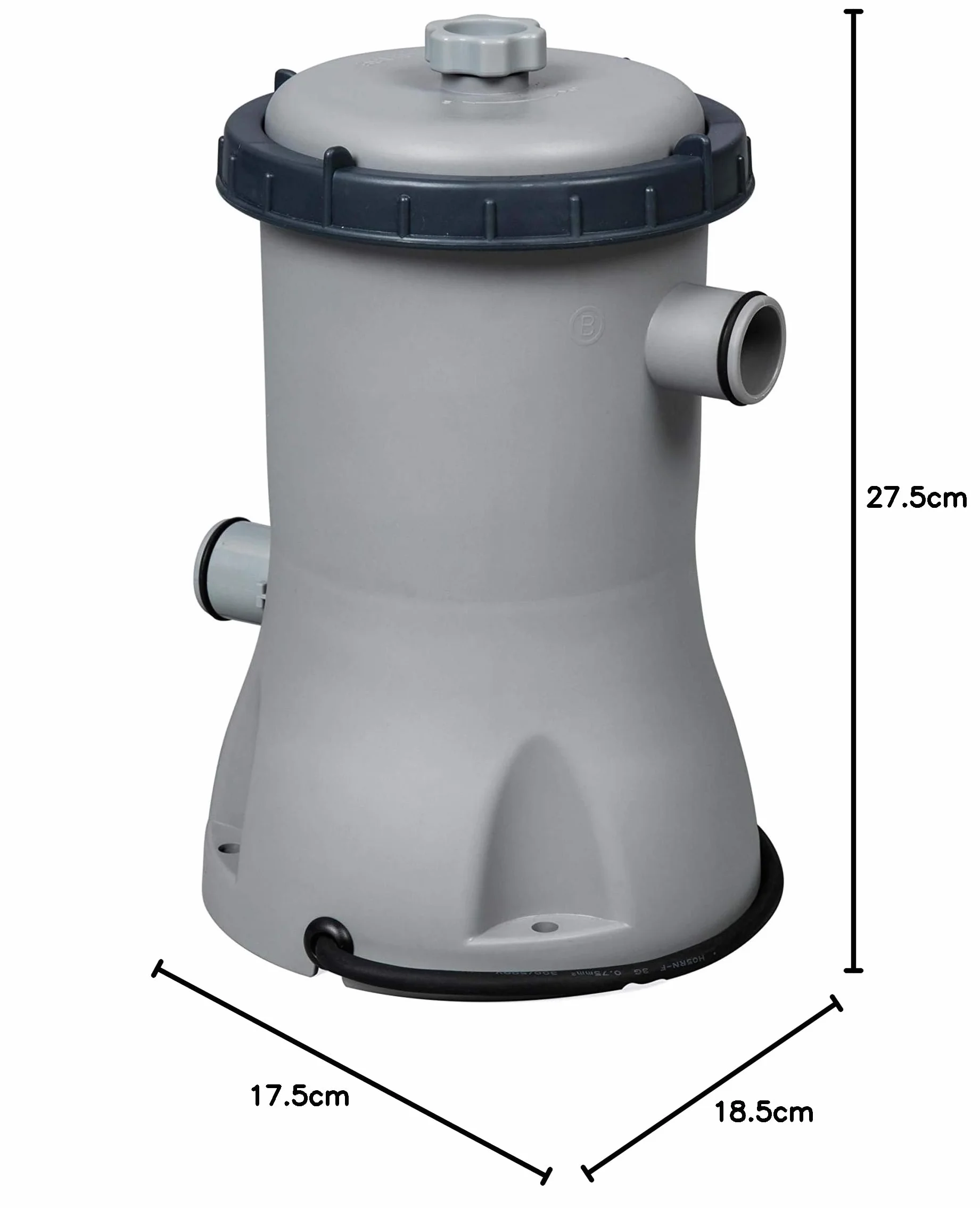 Bestway Flowclear - Pompa per piscina, colore: Grigio