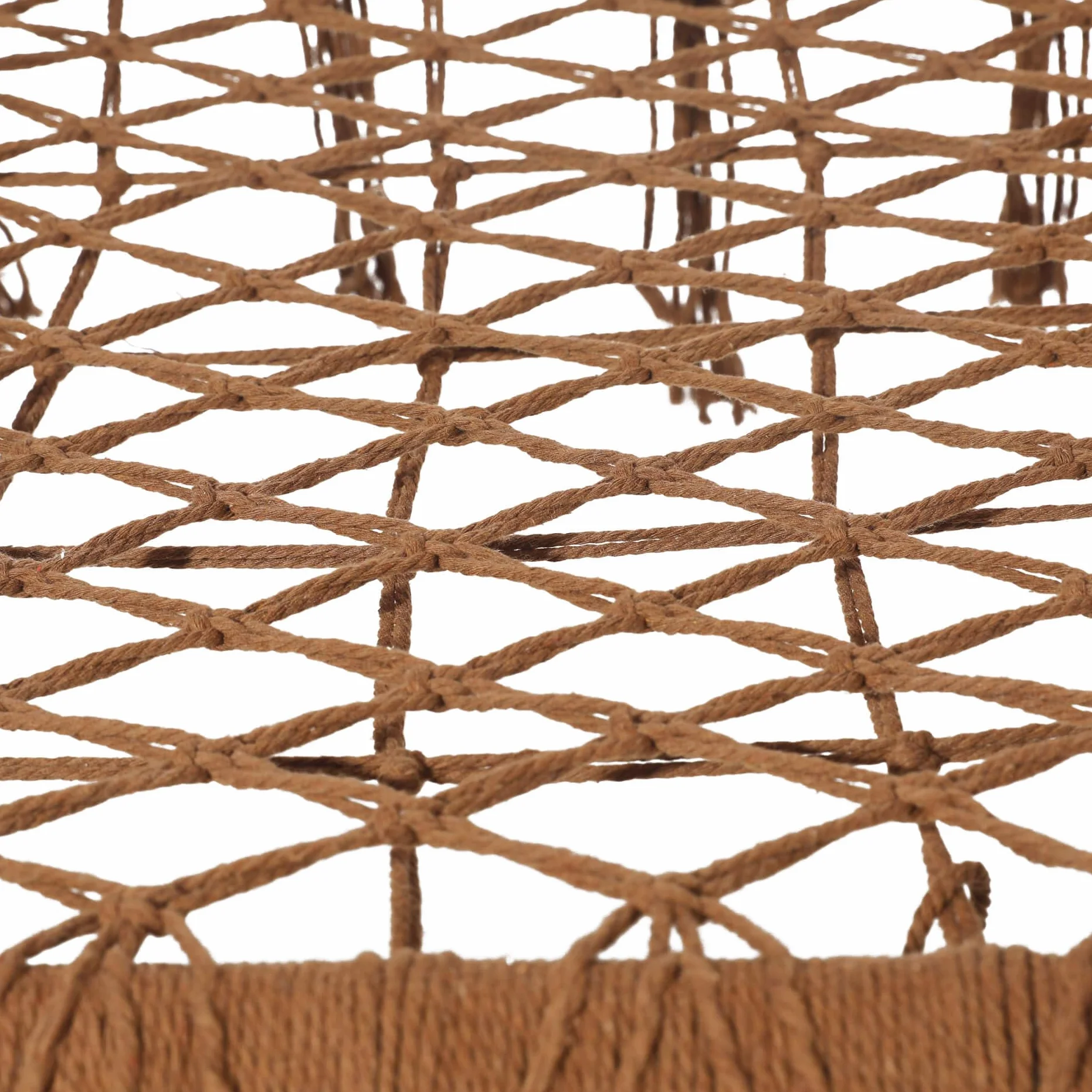Rebecca Mobili Divano a Dondolo 2 Posti, Sedia Sospesa Relax, Marrone, Acciaio Policotone, 2 Posti, per Giardino Salotto - Misure HxLxP: 150 x 130 x 70 cm - Art. RE7174
