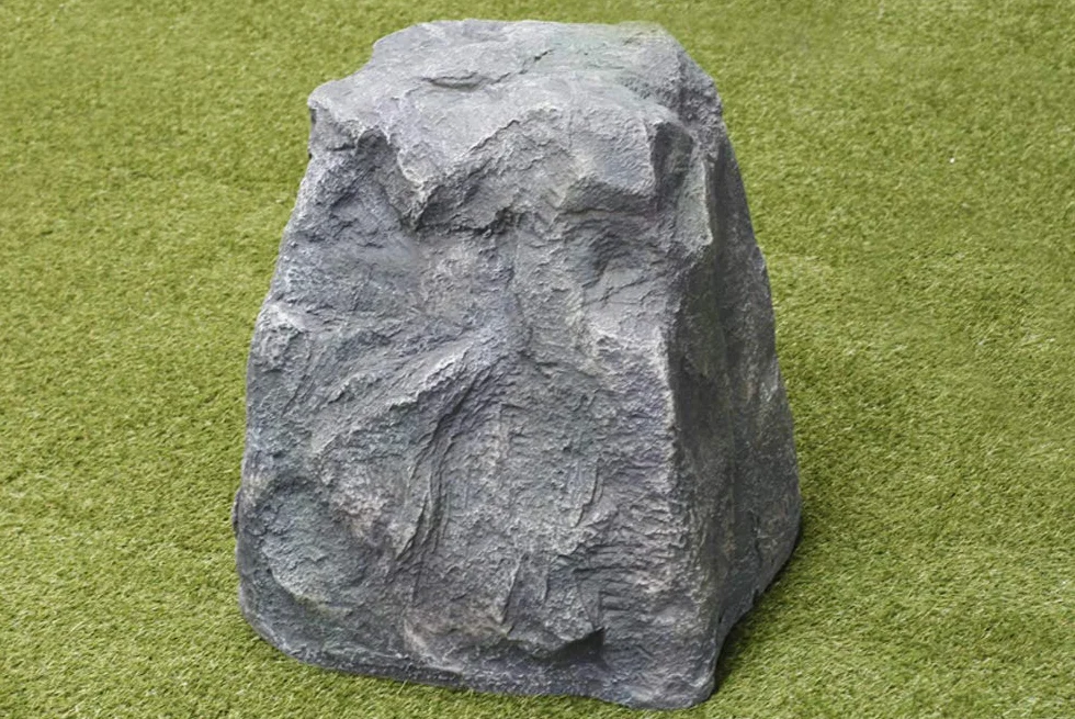 Arnusa - Falso sasso decorativo da giardino per nascondere gli utensili da giardino 60x50 cm Copertura