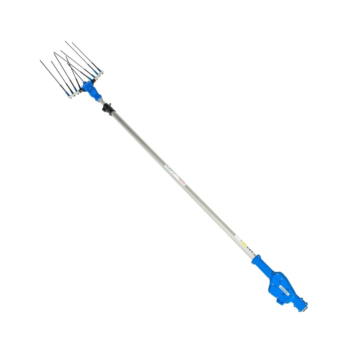 PATERLINI Abbacchiatore Elettrico Professionale per Raccolta Olive 12V - Scuotitore Raccogliolive Elettrico Leggero e Potente - Raccolta Olive Veloce (OLIVELOX BA3 - Asta TELESCOPICA Mt. 2.25-3.15)