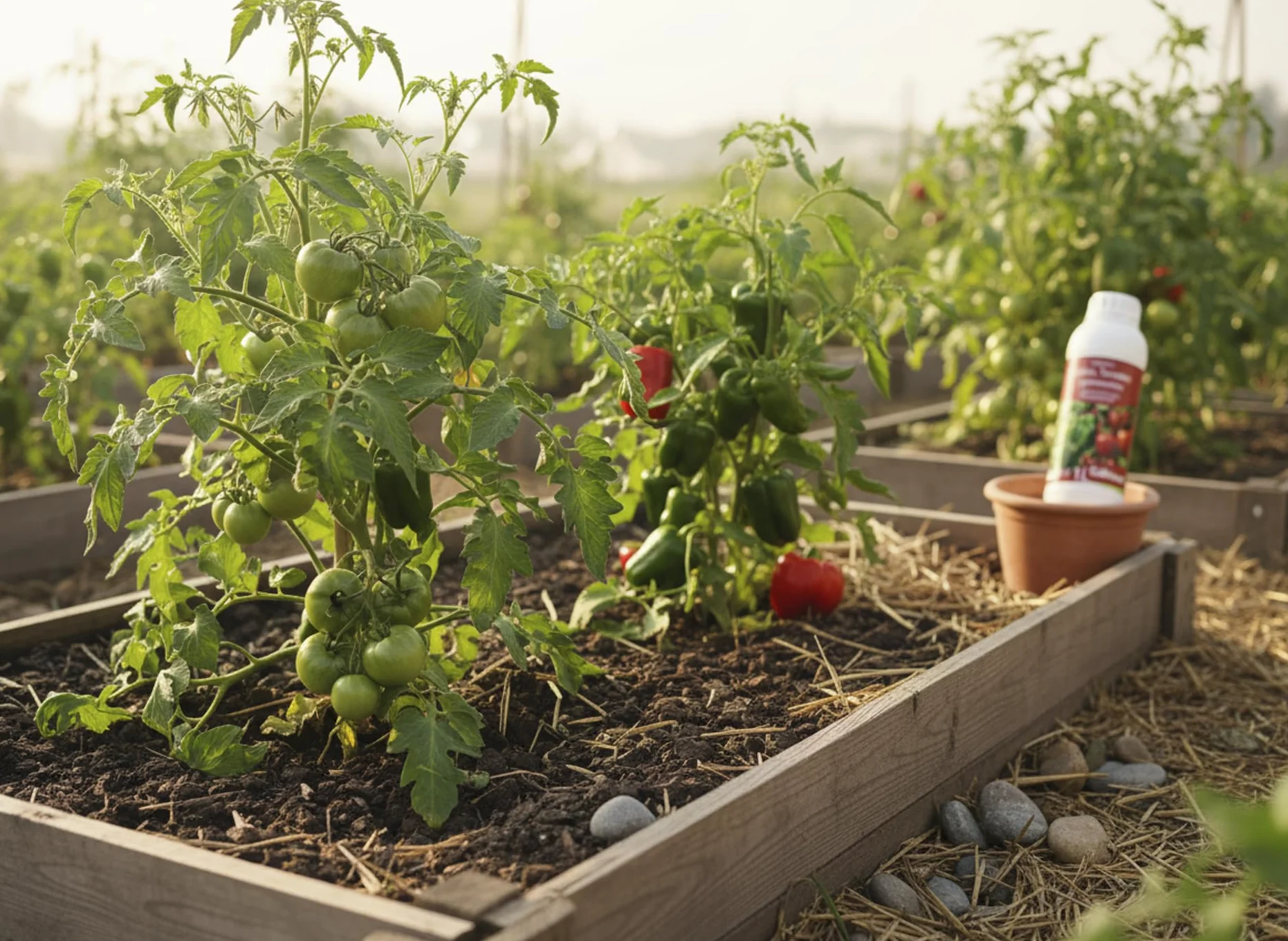 Cultivers CULTIVERS Calcium Pomodori e Peperoni Liquido 5 L Correttore di carenza di calcio per verdure. Il fertilizzante organico naturale rafforza la resistenza alle malattie