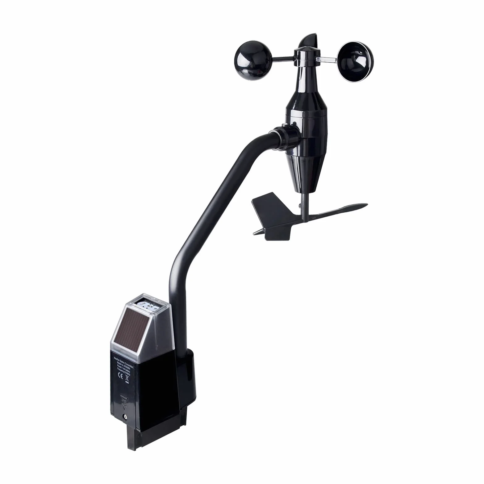 ECOWITT WS68 sensore da esterno per stazione meteorologica, 4 sensori wireless alimentati a energia solare per velocità/direzione del vento, raggi UV e luce, accessorio
