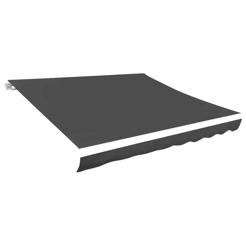 PURADAY Tendone Parasole in Tela Antracite 300x250 cm Tessuto Di Ricambio Per Tenda Da Sole Telo Parasole Per Tende Da Sole Tessuto Alternativo Di Alta Qualità (Telaio non Incluso)
