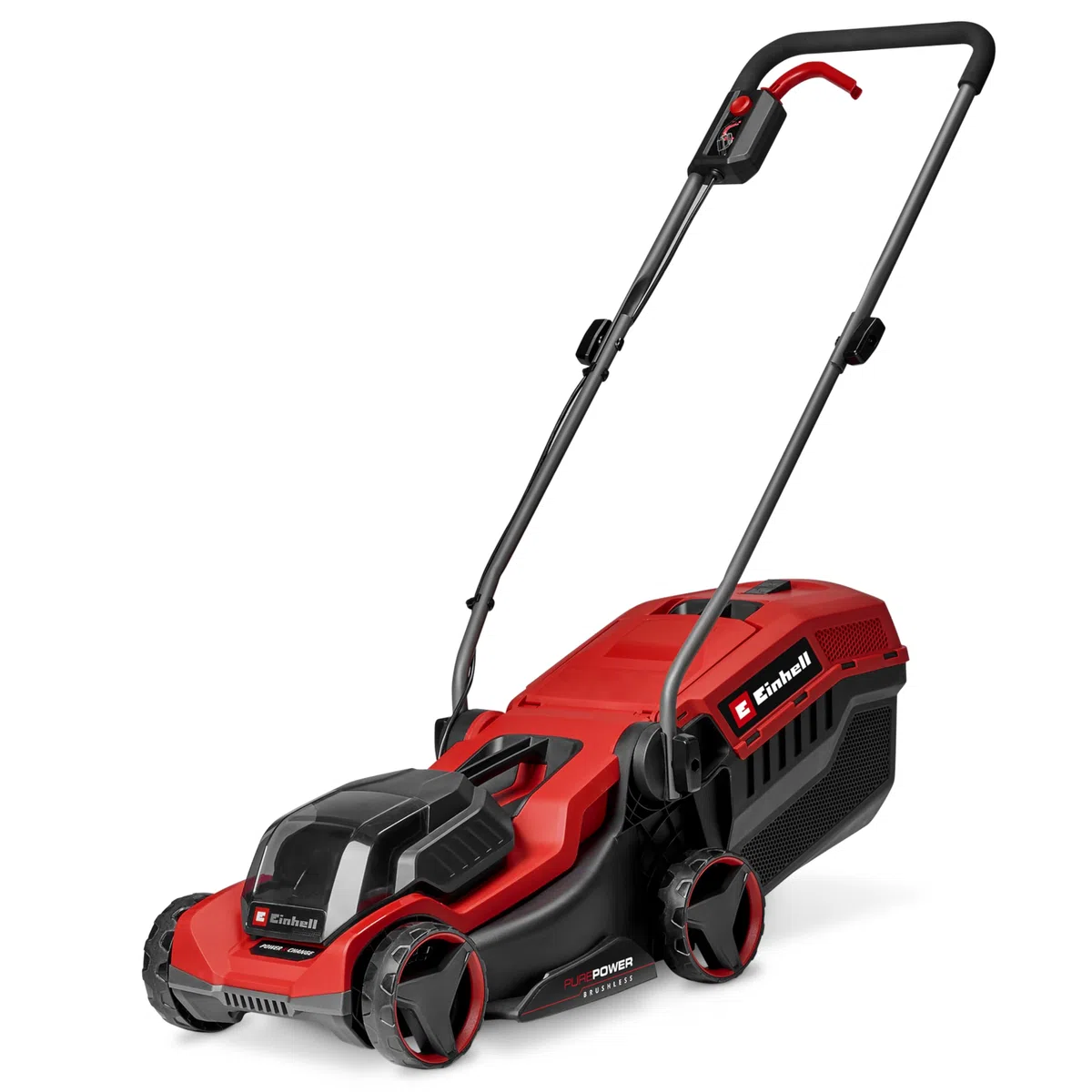 Il tosaerba Einhell Professional GE-CM 18/30-1 Li BL-Solo Power X-Change (18 V, larghezza di taglio 30 cm, fino a 175 m², Brushless, cesto di raccolta 27l, altezza di taglio 30-65 mm, senza batteria)