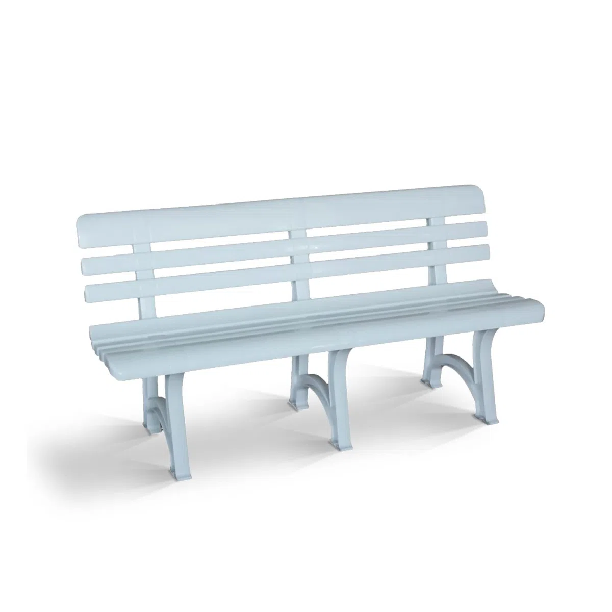 Bica 89 Olimpia Panchina, Bianco, 150x53x77 cm
