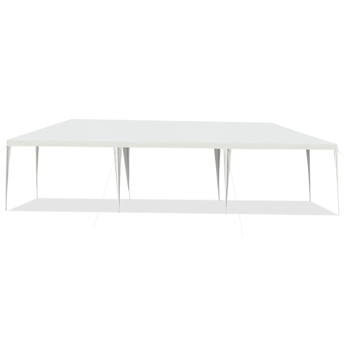 COSTWAY Gazebo da Giardino 3 x 9 m, Tendone per Feste con Struttura in Metallo, Impermeabile e Protezione UV, per Feste, Barbecue, Giardino e Spiaggia (3 x 9 m)