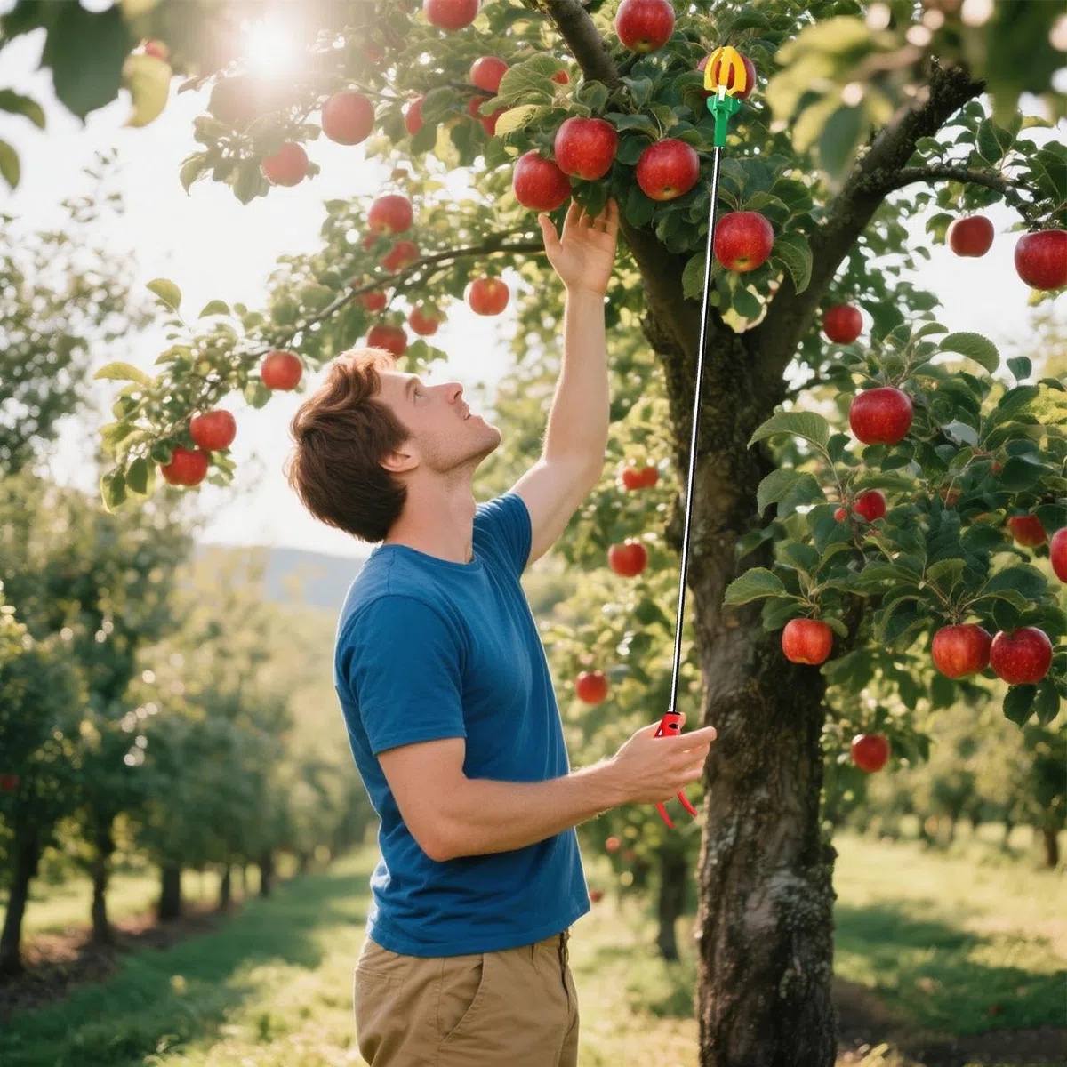 Di Frutta - 3 Metri Di Raccoglitori Di Frutta Per Alberi | Cherry Picker | Picker | Pickers Di Ciliegie Per Pere | La Raccolta Del Telescopico Può Essere Tirato Fuori | Abbigliamento Man