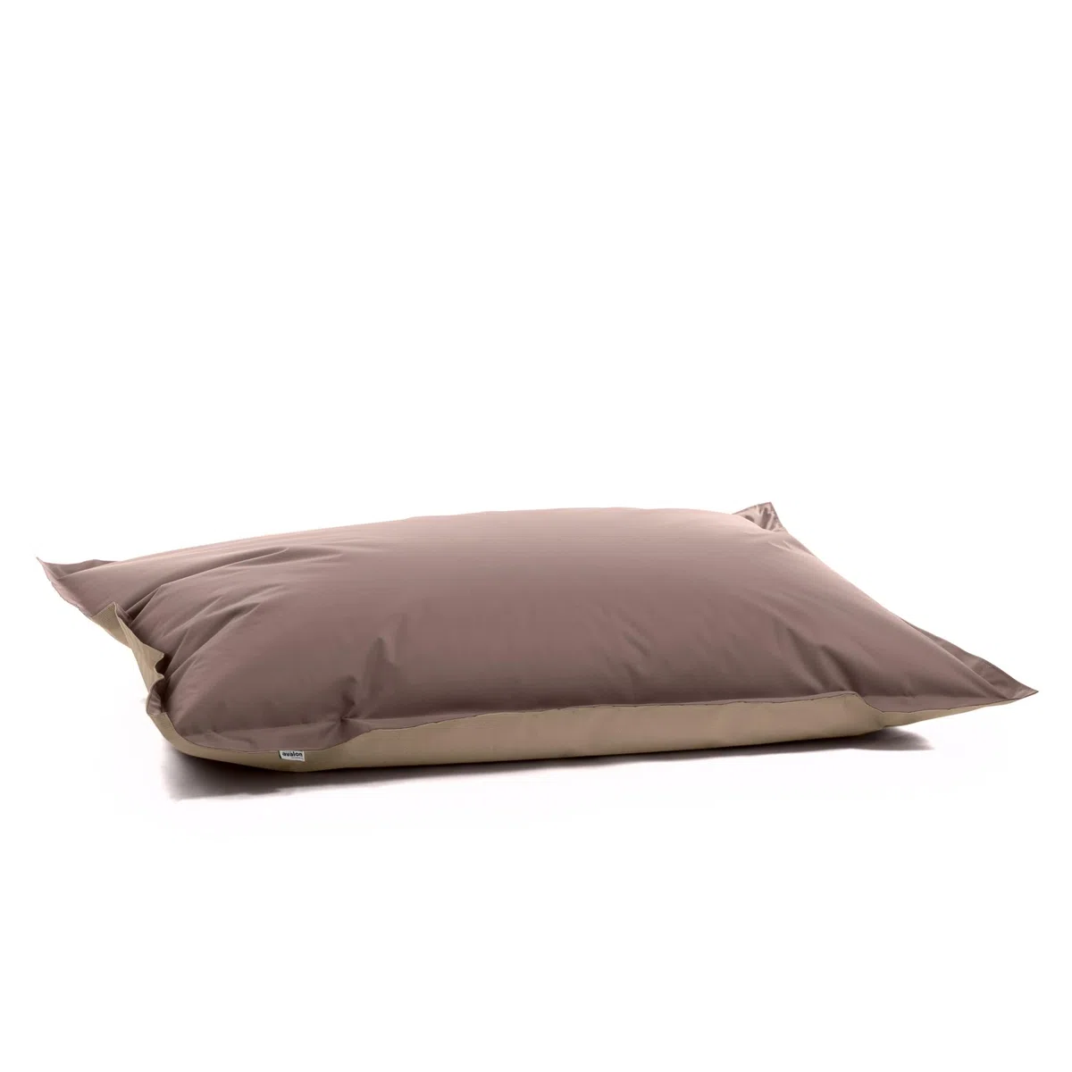 Avalon - Cuscino Galleggiante per Piscina Pouf Poltrona Sacco Way Grande, Pouffe Amaca, Pouf a Sacco in Tessuto Tecnico Antistrappo e Impermeabile, Arredo Moderno, Made in Italy(175x140cm-Tortora)