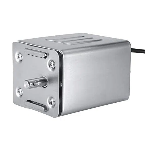 Longzhuo Girarrosto per Barbecue Motore della, Acciaio Inossidabile Arrosticini Griglia Motor, Motore Girarrosto 220v, Carico 50-70 kgF, Adatto Girarrosto, Girarrosto Elettrico(Spina Europea 220V)