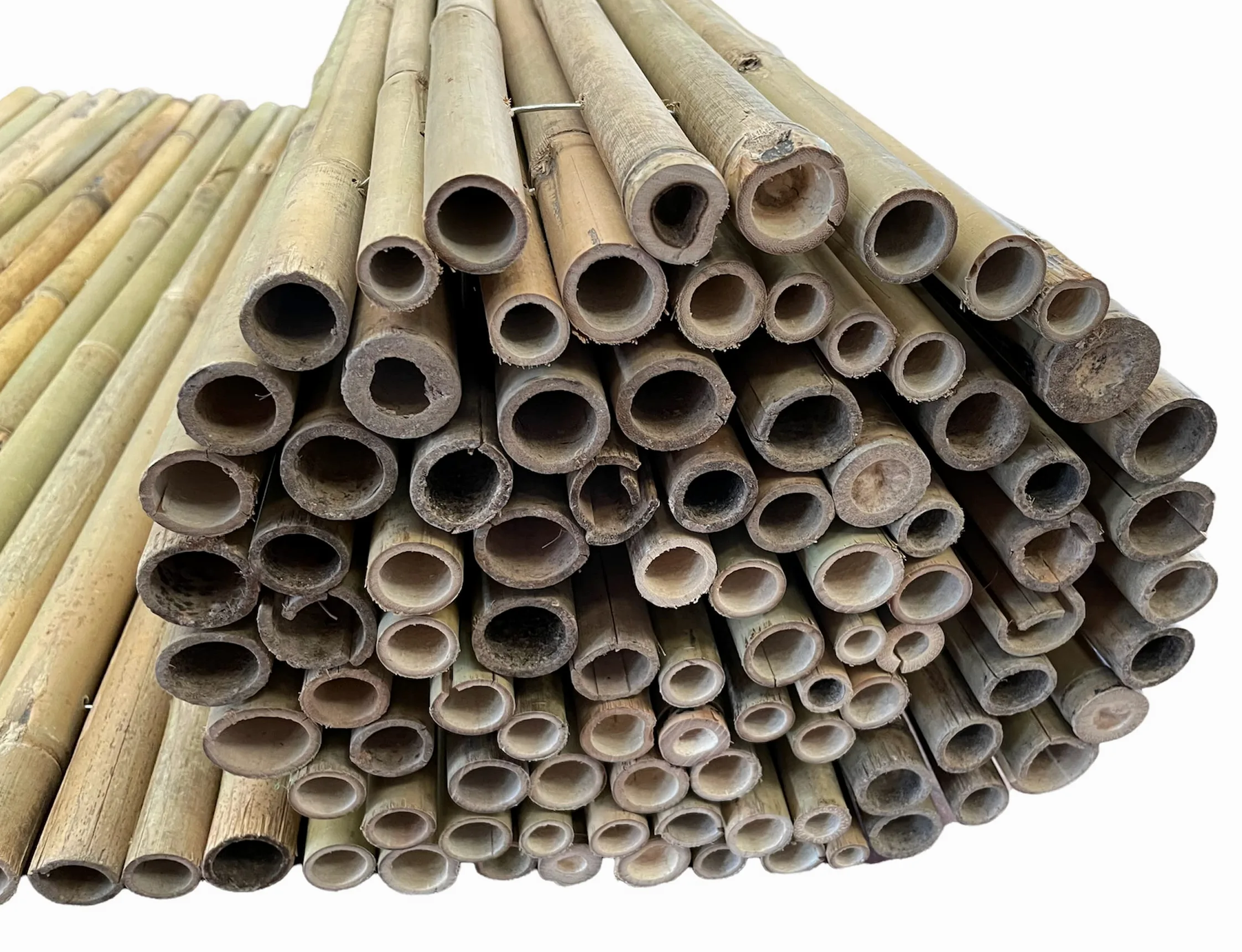 Arella in Canna di Bamboo Naturale River per Recinzioni e Coperture Privacy Ombreggiante in Rotoli (2x3 Metri)