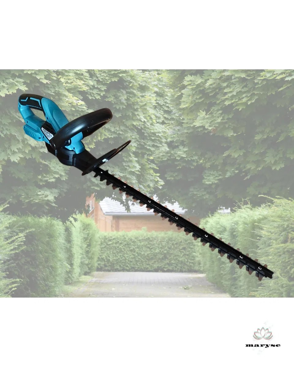 Tagliasiepe a Batteria con 2 Batterie Lunghezza di Taglio 510 mm, Leggero, Potente, Senza Fili - Ideale per Giardini e Siepi