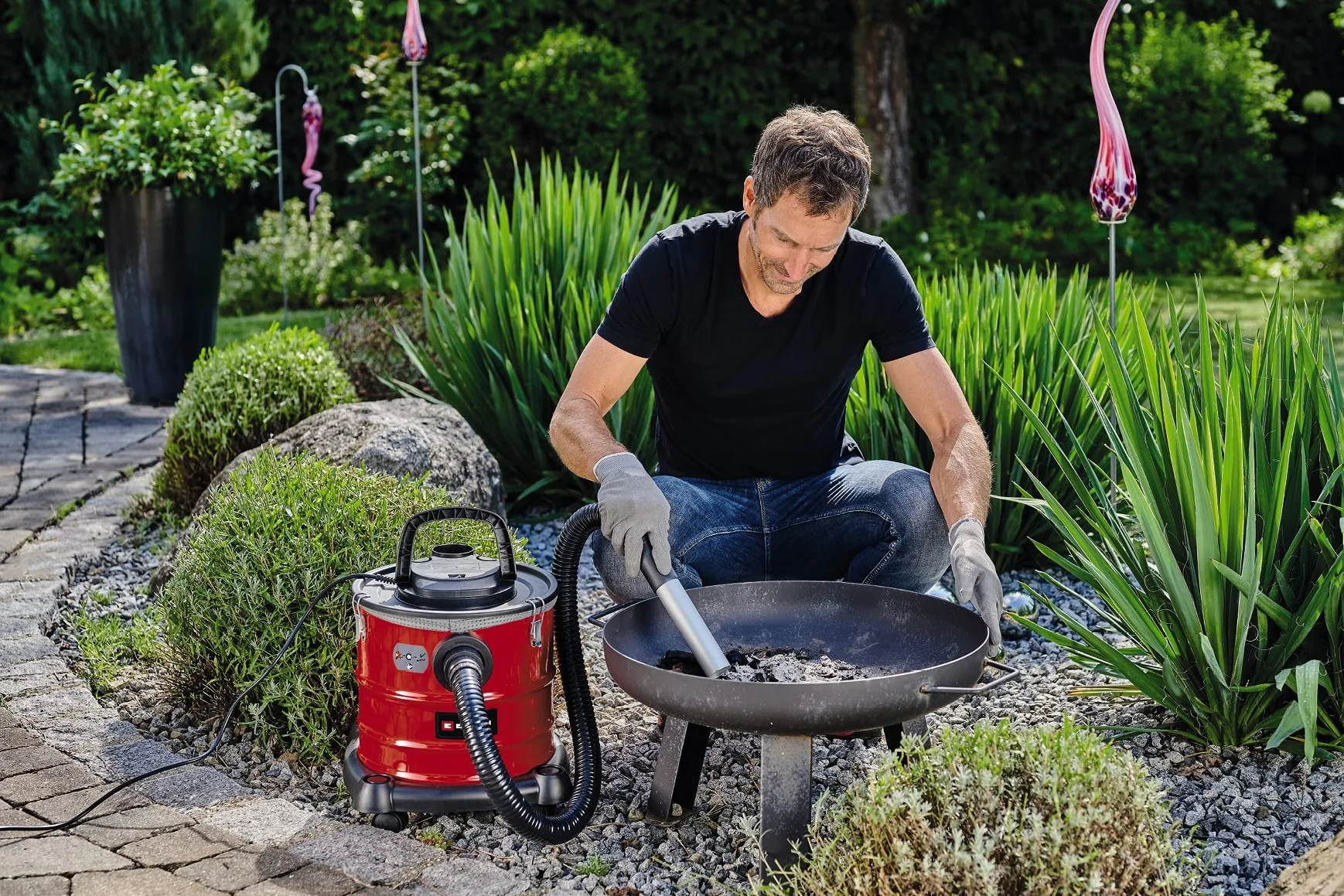 Einhell Aspiracenere TC-AV 1720 DW (1.250 watt, potenza aspirante 175 mbar, incl. prefiltro per polveri sottili, serbatoio di raccolta da 20 l, tubo di aspirazione e bocchetta in alluminio)