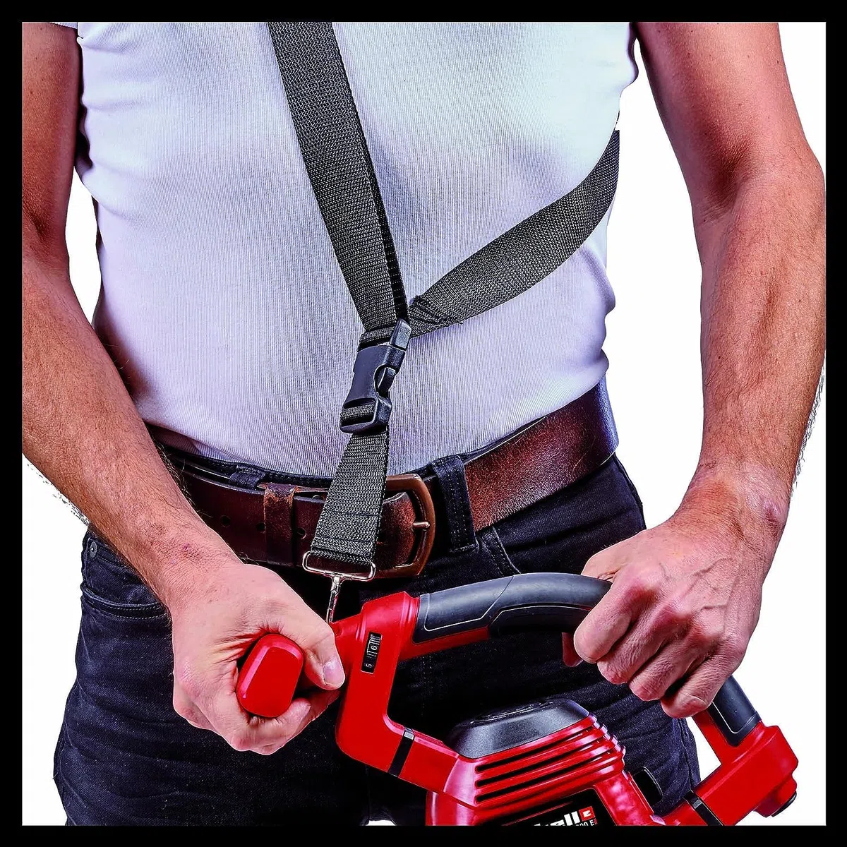 Einhell aspiratore elettrico GC-EL 3000 E (3.000 W, funzione di aspirazione/soffiaggio, regolazione numero di giri, anti-vibrazione, interruttore di sicurezza, sacco di raccolta 45 l)