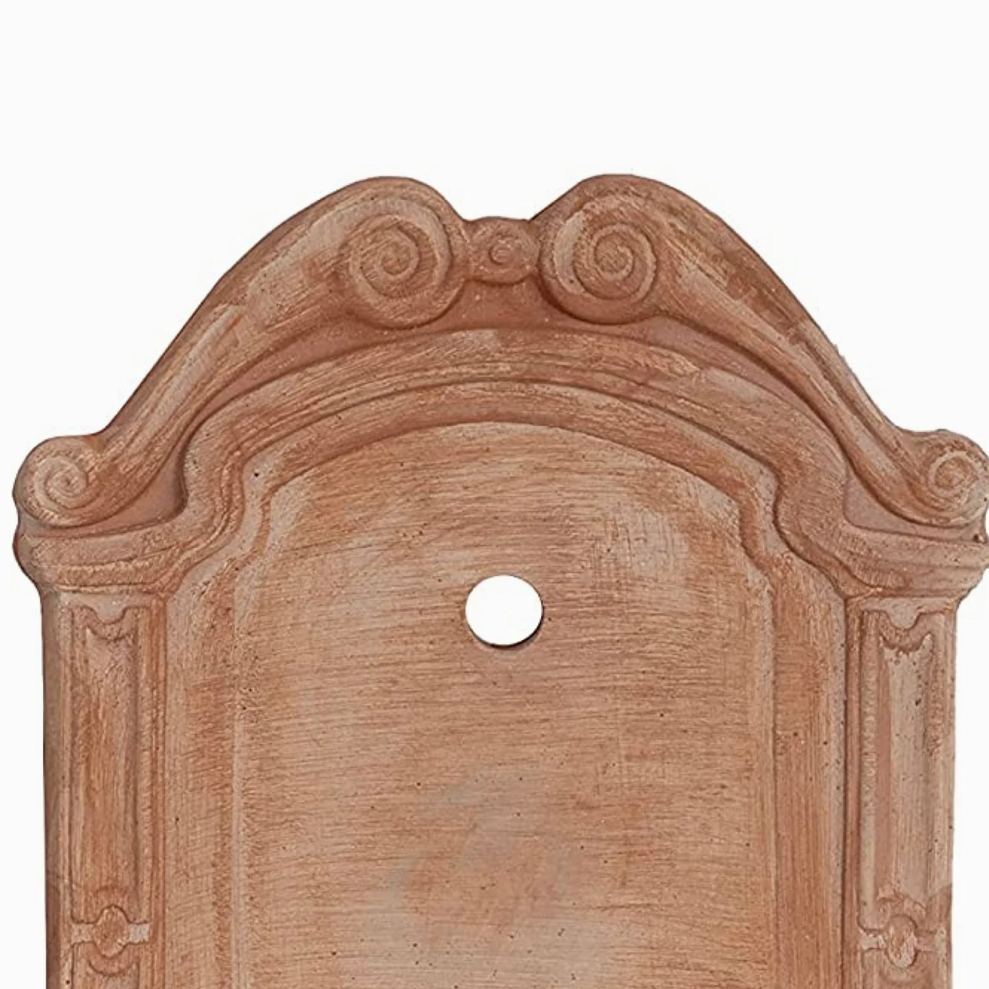 Biscottini Fontana per acqua L45xPR36xH64 - Terracotta - Giardino all'aperto e decorazione per interni