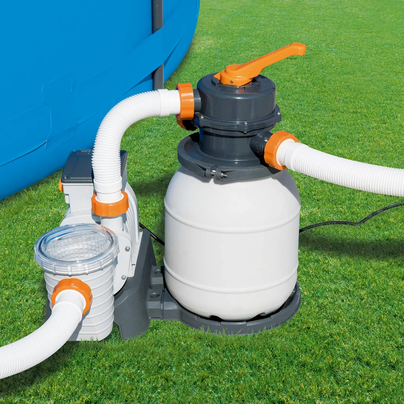 Bestway Pompa di FILTRAGGIO A Sabbia per Piscina