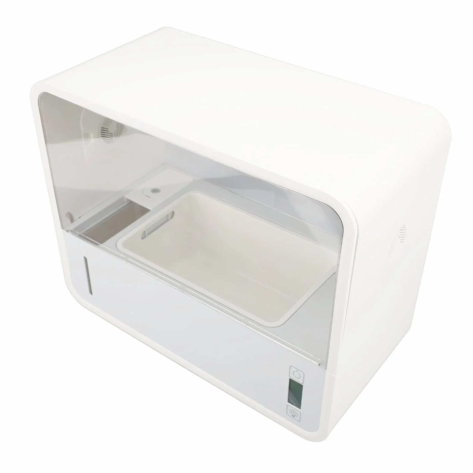 Pssopp Tenda per Coltivazione Funghi con Illuminazione LED Automatica, Box Trasparente per Coltivazione Indoor, di Visualizzazione Intelligente Senza Terreno