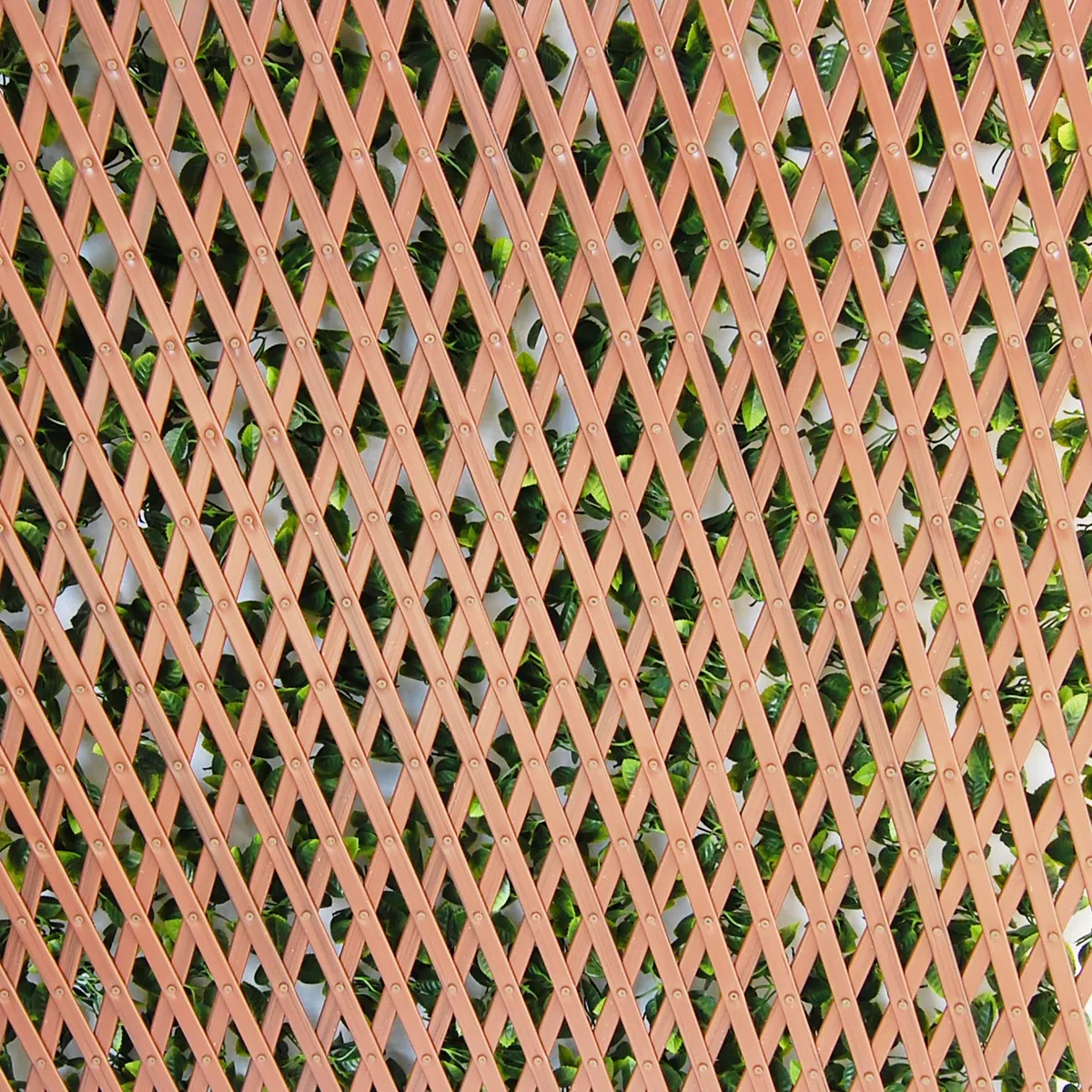 TENAX Siepe Artificiale con Foglie 3d su Traliccio Estensibile in PVC, Divy 3D Trellis, 1x2 m