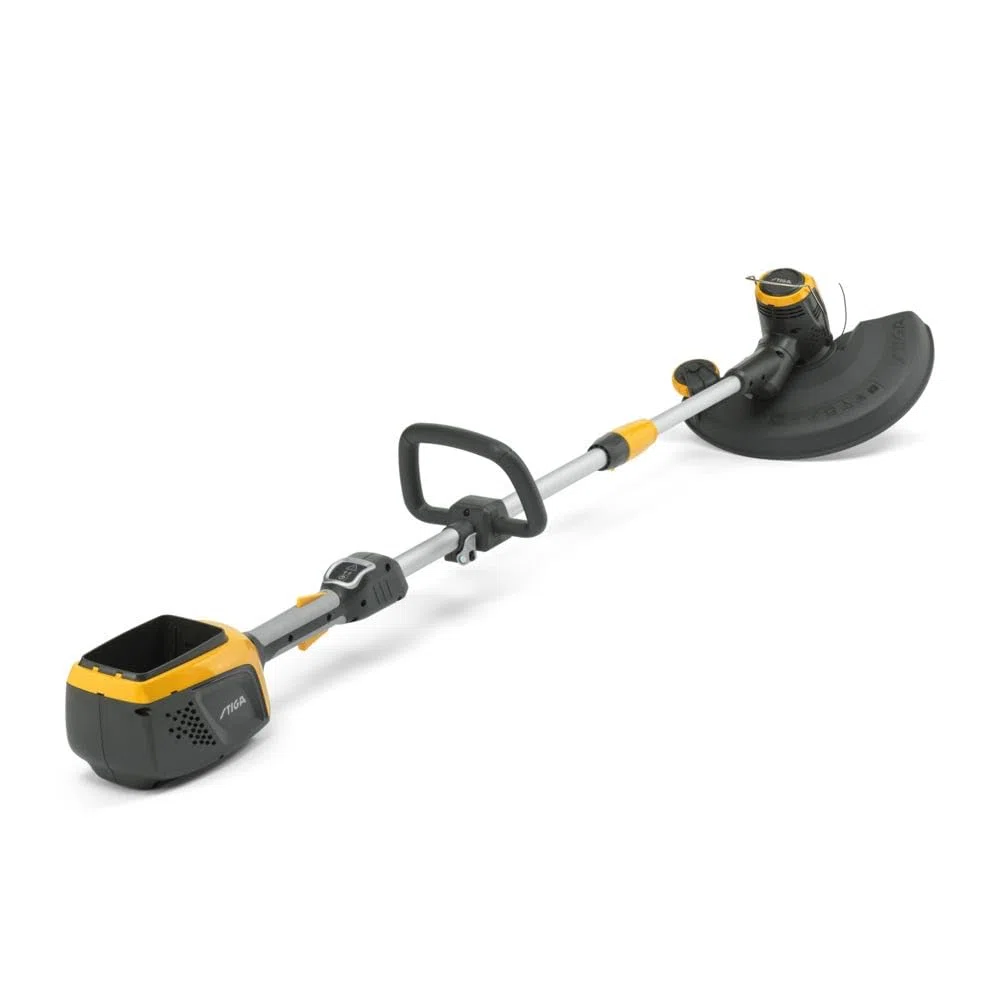 STIGA GT 500e Tagliabordi A Batteria, 48 V, 30 cm – Testina Orientabile, Doppio Filo Automatico – Rifinitura Bordi E Taglio Erba