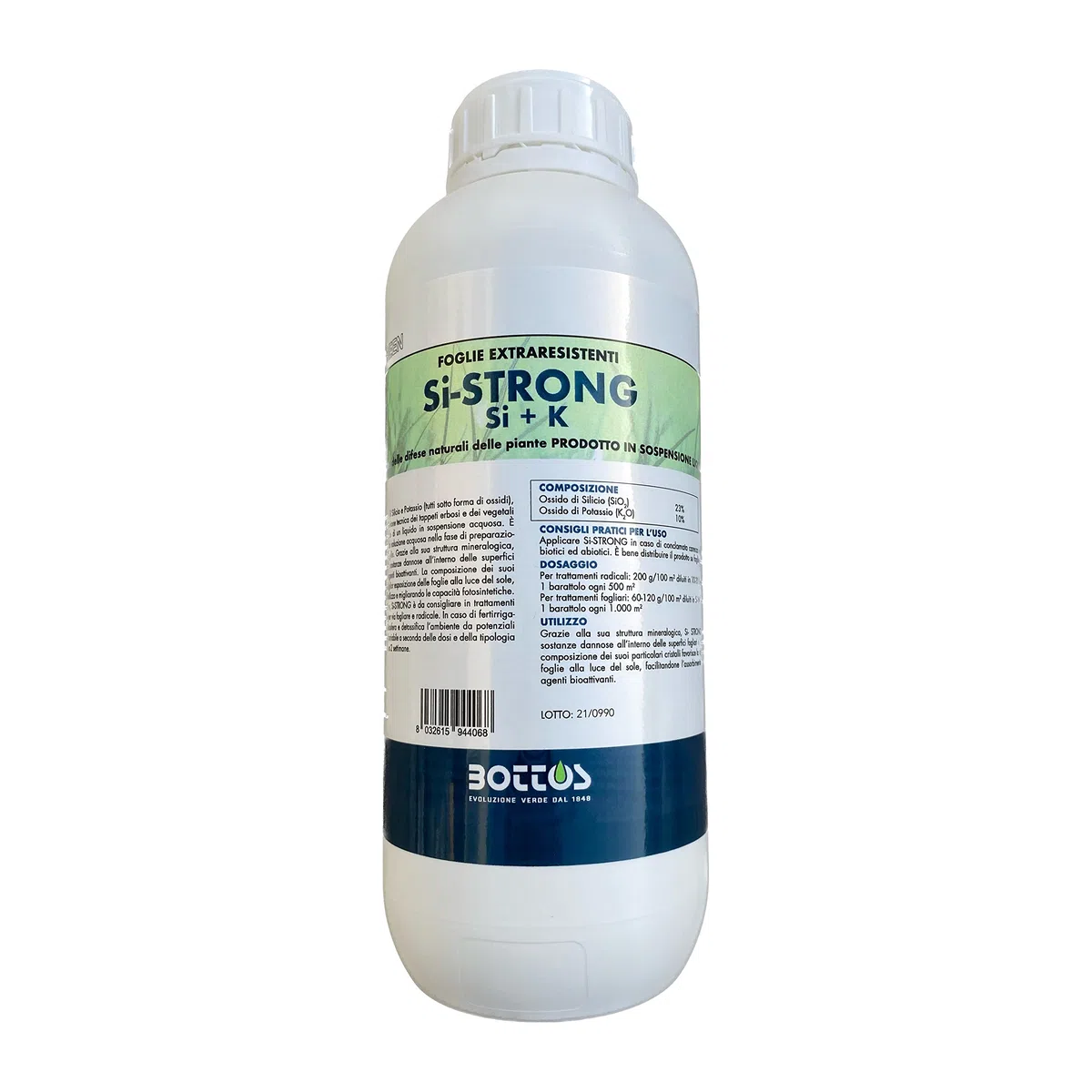 Si-STRONG BIOINDUTTORE DELLE DIFESE NATURALI DEL PRATO A BASE DI SILICIO E POTASSIO, LT.1