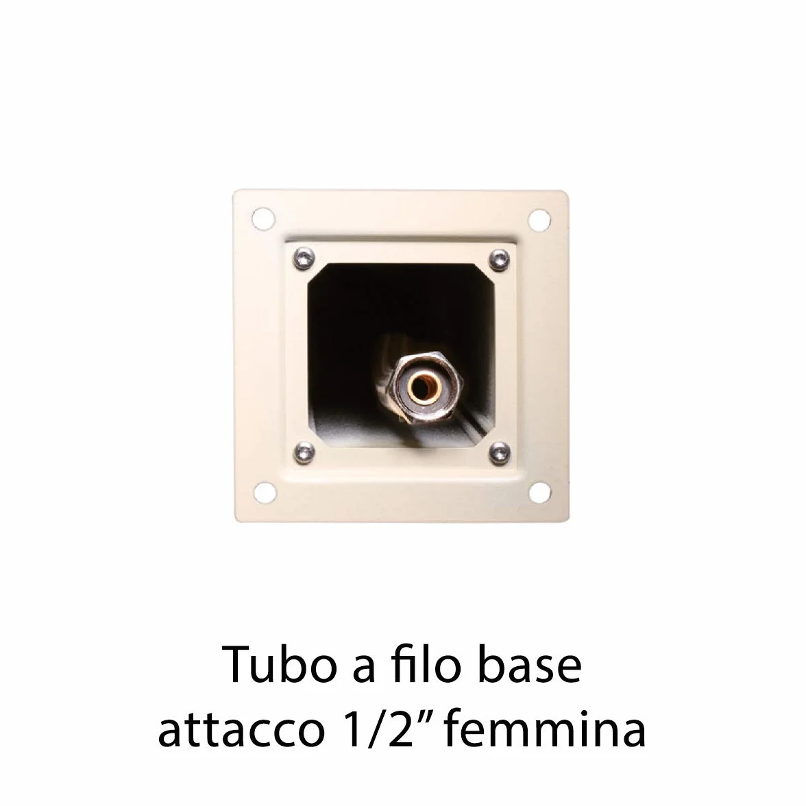 BelFer 42QRR Fontana da Giardino Struttura Quadrata in Acciaio Alluminio con Porta Gomma Doppio Rubinetto in Ottone Colore Alluminio