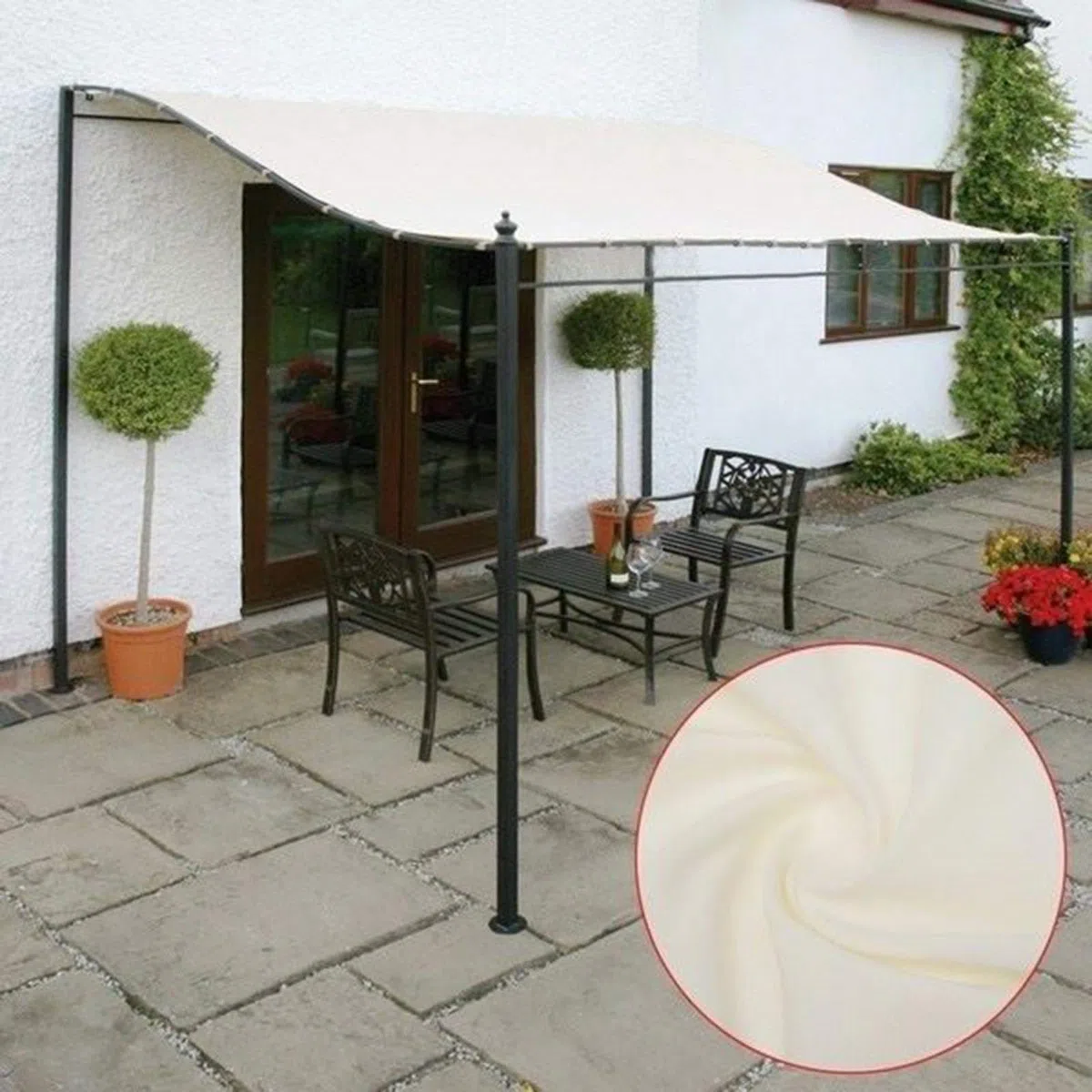 Copertura superiore, tettoia per esterni e ripari, pergole e tendoni, stile moderno, gazebo, tenda, tetto, da giardino, antivento, copertura di ricambio a strato singolo in tenda 300D impermeabile