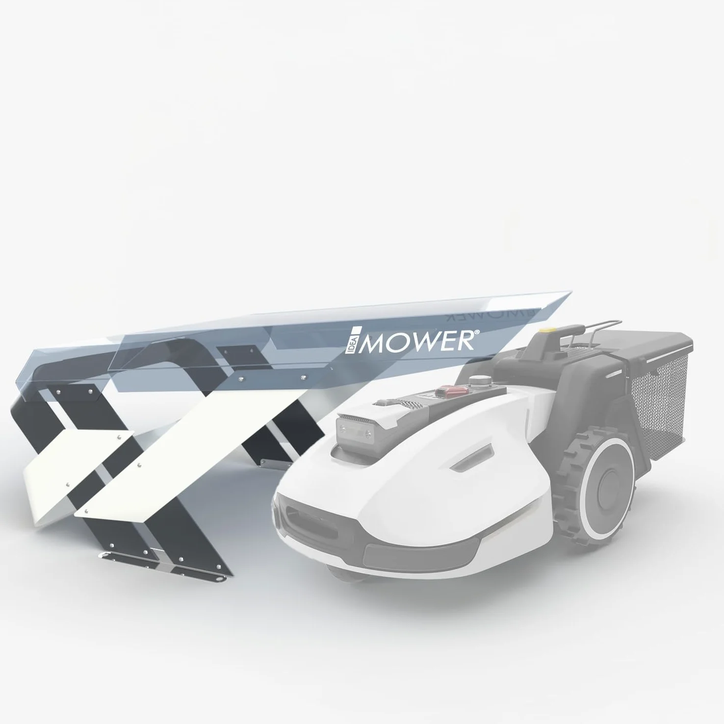 garage per robot tagliaerba Mobius Long compatibile con Mammotion Yuka con Sweeper kit raccoglifoglie