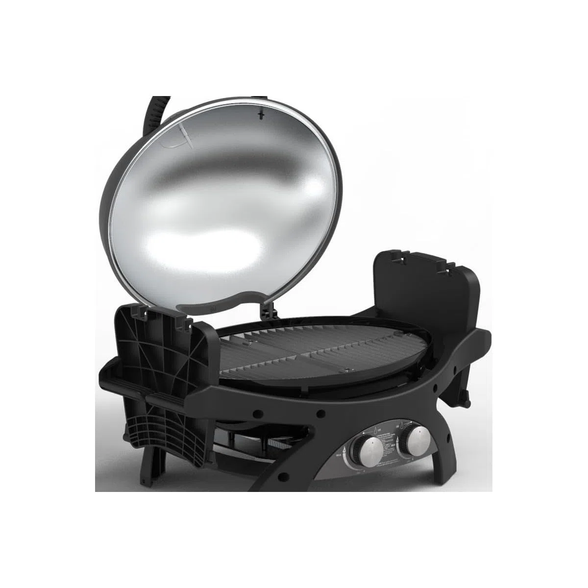 PIT BOSS - Barbecue Gas 5.2KW 2 Griglie in fonte Superficie cuisson 58 x 42.5 cm 2 Bruleurs Inox 2 Tablettes Thermomètre SPORTSMAN2