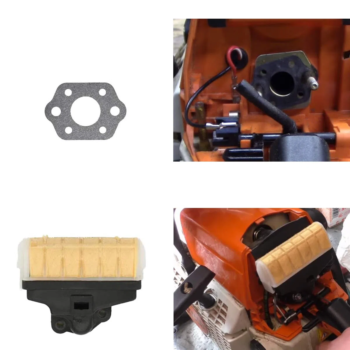 ZAMDOE Carburatore per Stihl MS210 MS230 MS250 021 023 025 Motosega, sostituisce WT-286 1123-120-0605 con Candela Bobina di accensione Filtro Aria