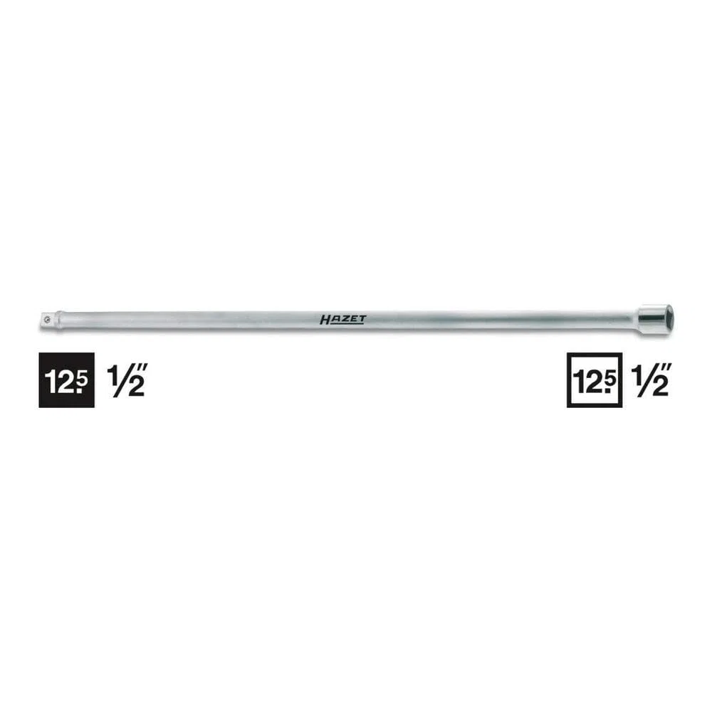 Hazet 918-23 Prolunga, Argento, Attacco Quadro, Massiccio, 12.5 mm 1/2 di Pollice