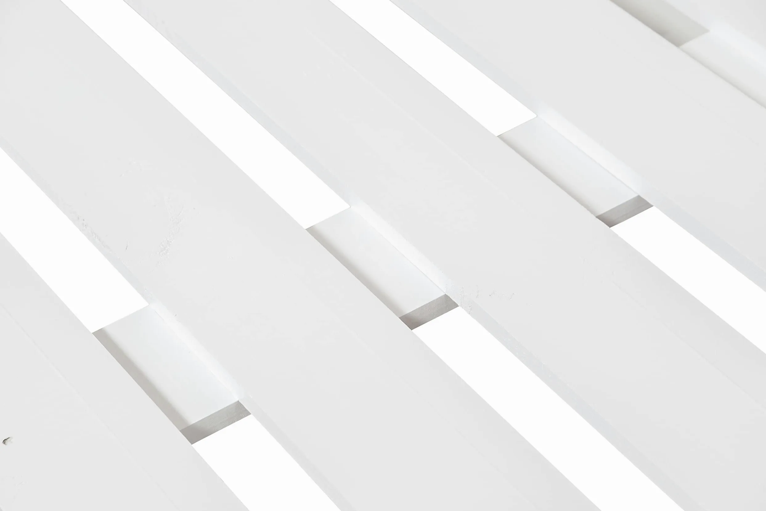 Divano di pallet levigata e piallata – per interni ed esterni poltrona/divano per patio (120 x 60 cm, bianco).