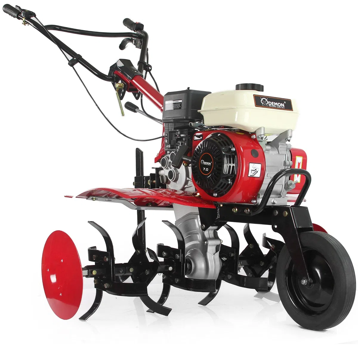 Motozappa Motocoltivatore a Benzina Area Lavoro 95cm zappatrice Motore a Scoppio 210cc 5,4 CV 4 Tempi