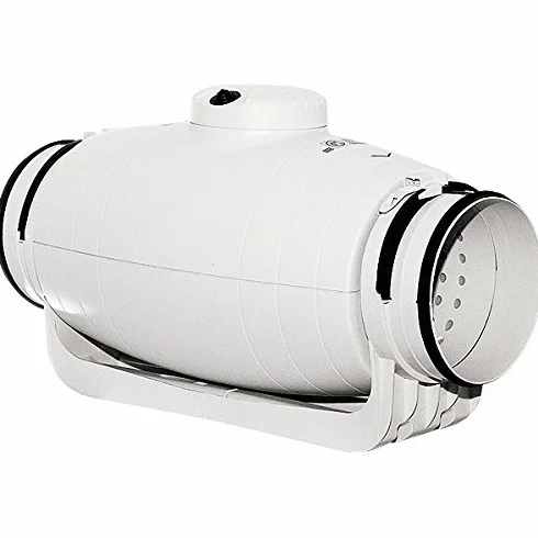 Soler & Palau 5211360400 TD-350-125, aspiratore per condotto di ventilazione, silenzioso, semiradiale, isolato acusticamente