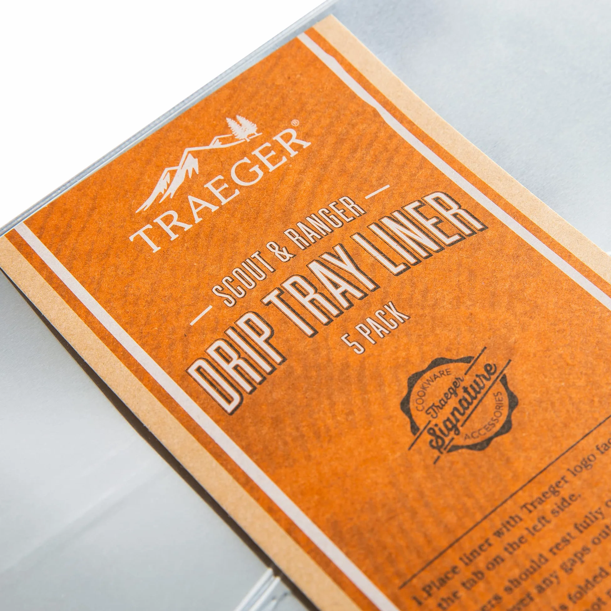 Traeger BAC458 - Vassoio antigoccia per griglia e affumicatore portatile Ranger e Scout, confezione da 5
